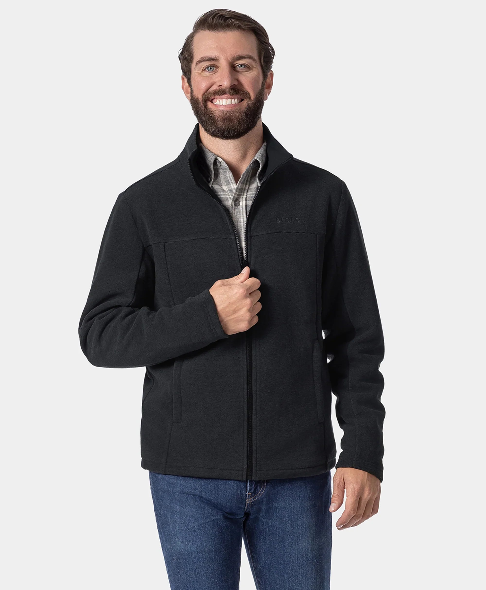 ORORO Heated (Open-box) River Ridge Men's Heated Fleece Liner Jacket (Battery Set Not Included) - Image 3