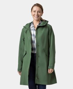 ORORO Heated Downtown Women's Heated Rain Trench