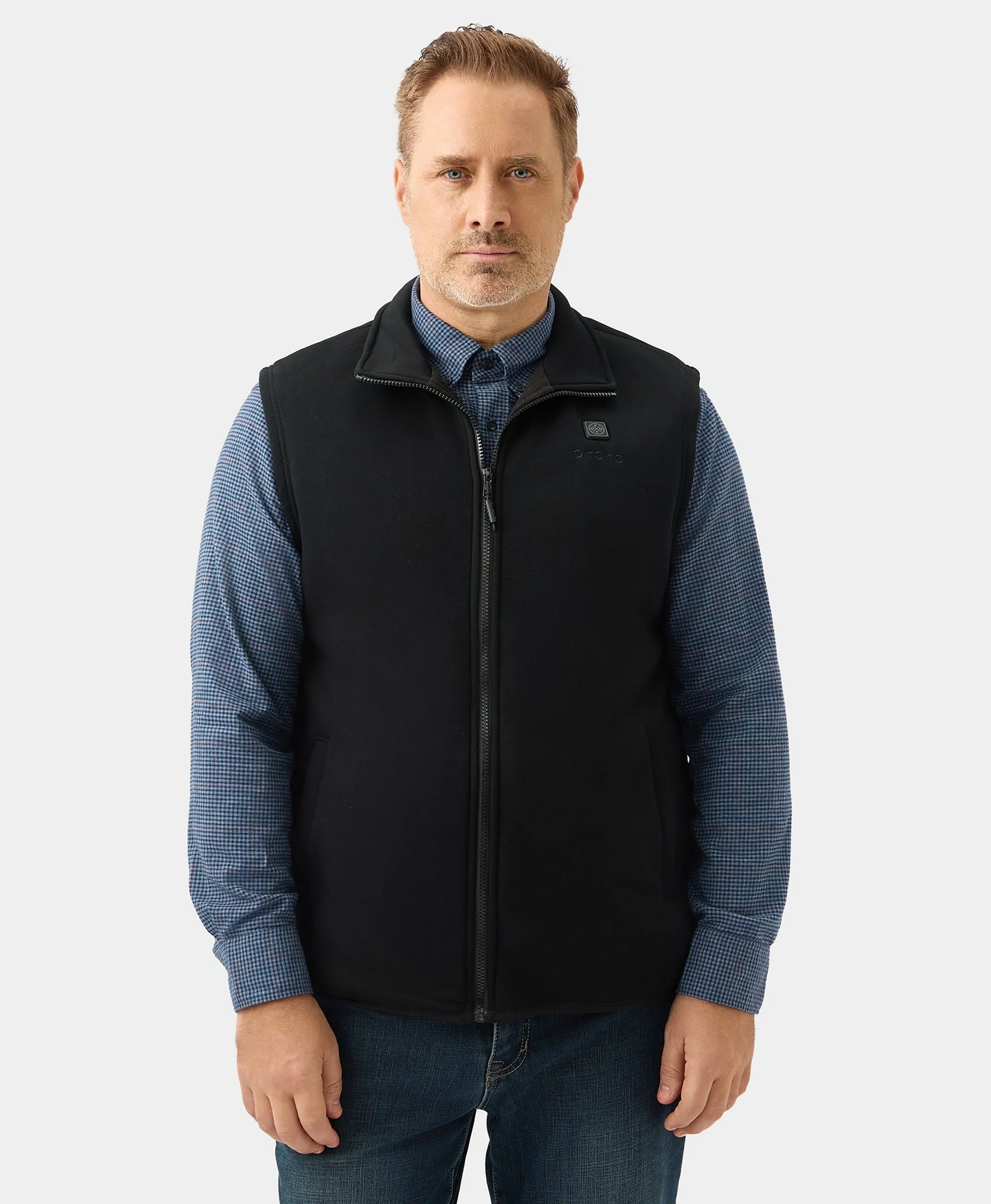 ORORO Heated (Open-box) Men's Heated Fleece Vest (Battery Set Not Included) - Image 5