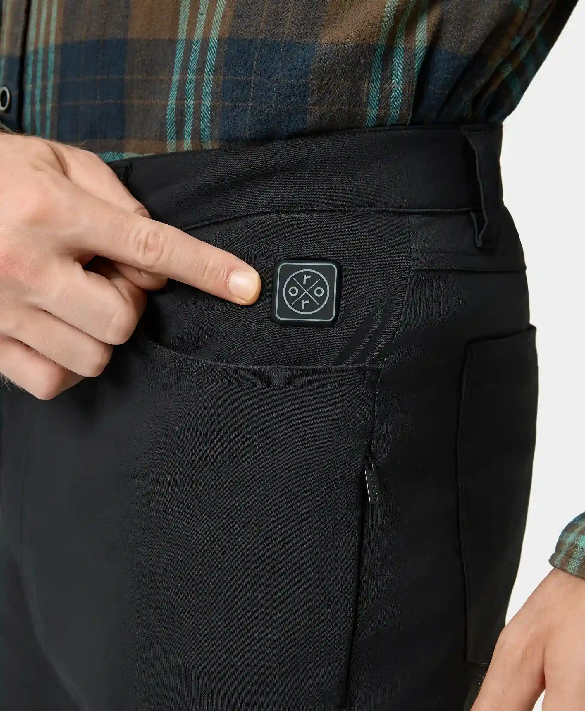 ORORO Heated Hudson Men's 3-Zone Heated Casual Pants (ORORO Heated Final Sale) - Image 10