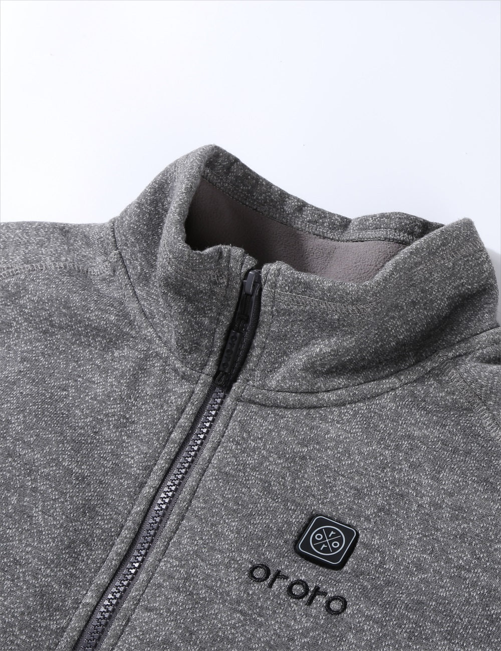 ORORO Heated Men's Heated Full-Zip Fleece Jacket (Apparel Only) - Image 6