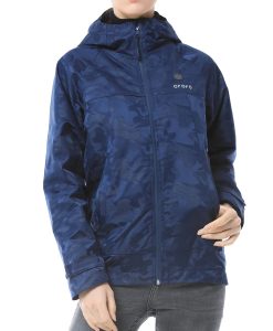 Alternative view of ORORO Heated Women Camo Heated Jacket - Navy (Discontinued)
