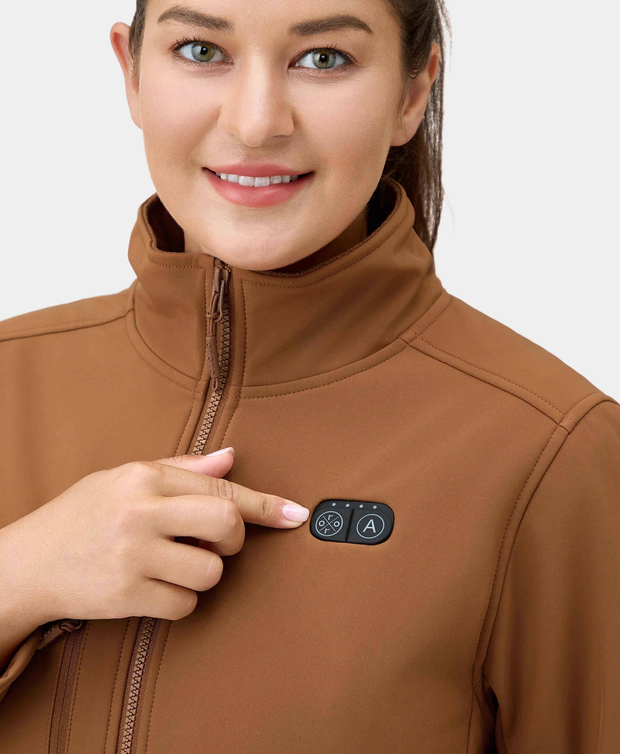 ORORO Heated Maverick ORORO Heated SureWarm® Women's 6-Zone Dual-Control Heated Softshell Jacket - Image 50