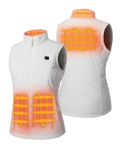 Alternative view of ORORO Heated Women’s Junior 4-Zone Heated Quilted Vest
