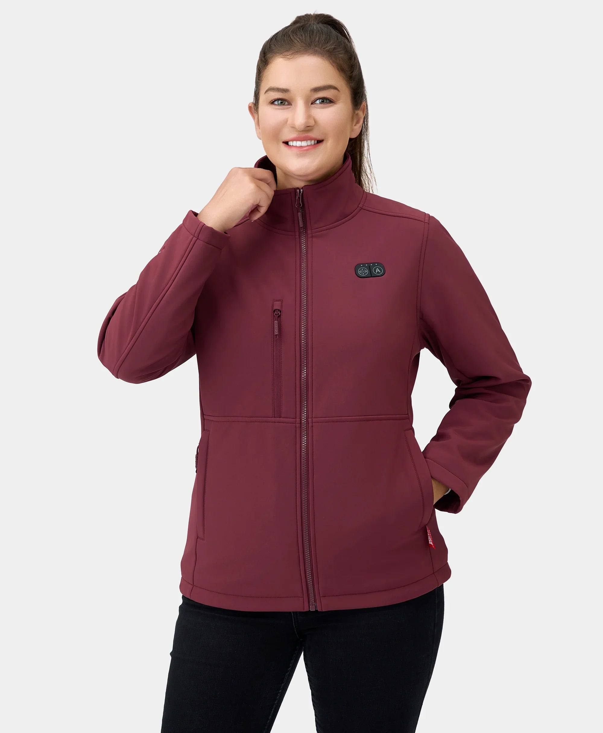 ORORO Heated (Open-box) Maverick SureWarm® Women's 6-Zone Dual-Control Heated Softshell Jacket (Battery Set Not Included) - Image 11