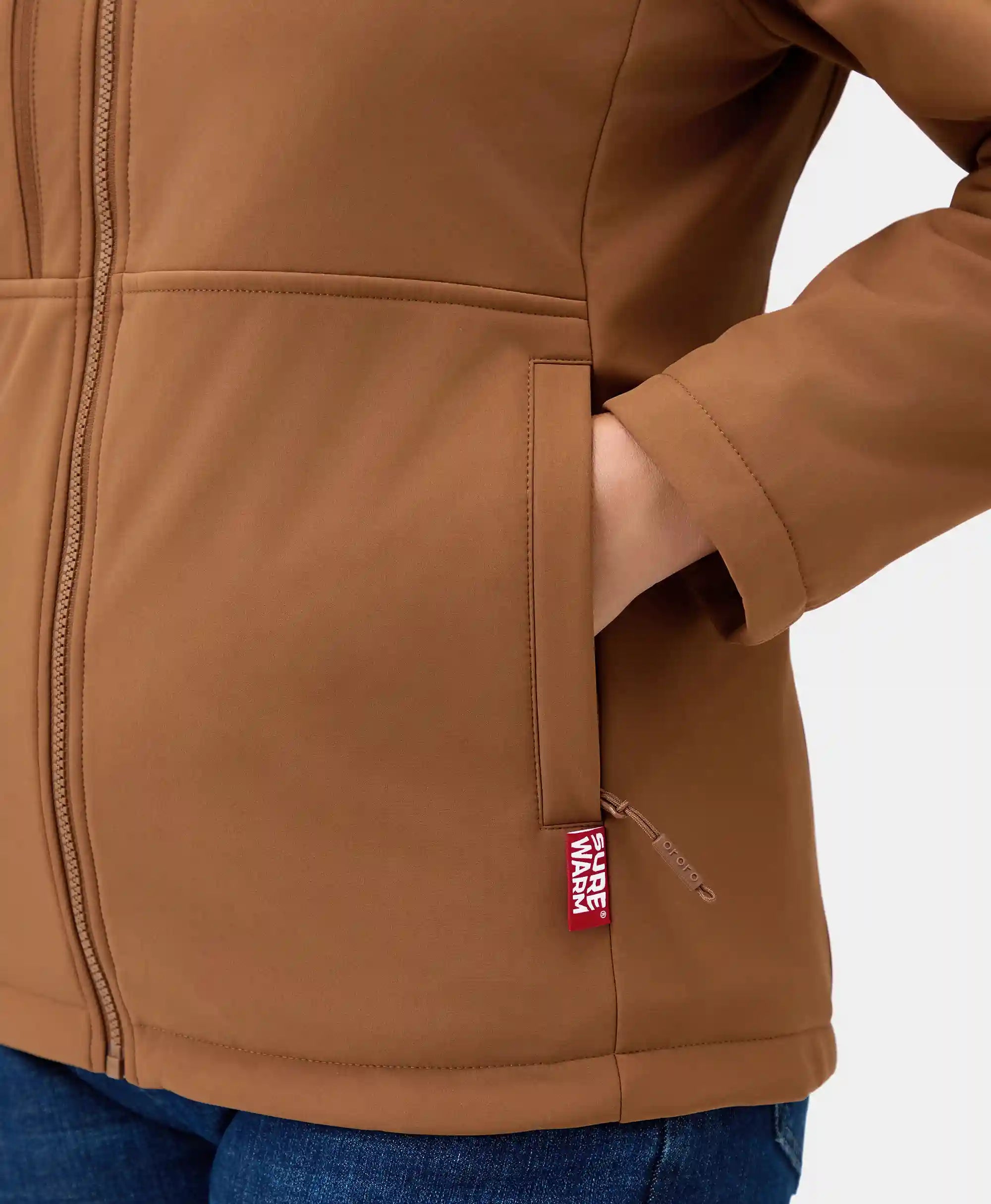 ORORO Heated Maverick ORORO Heated SureWarm® Women's 6-Zone Dual-Control Heated Softshell Jacket - Image 51
