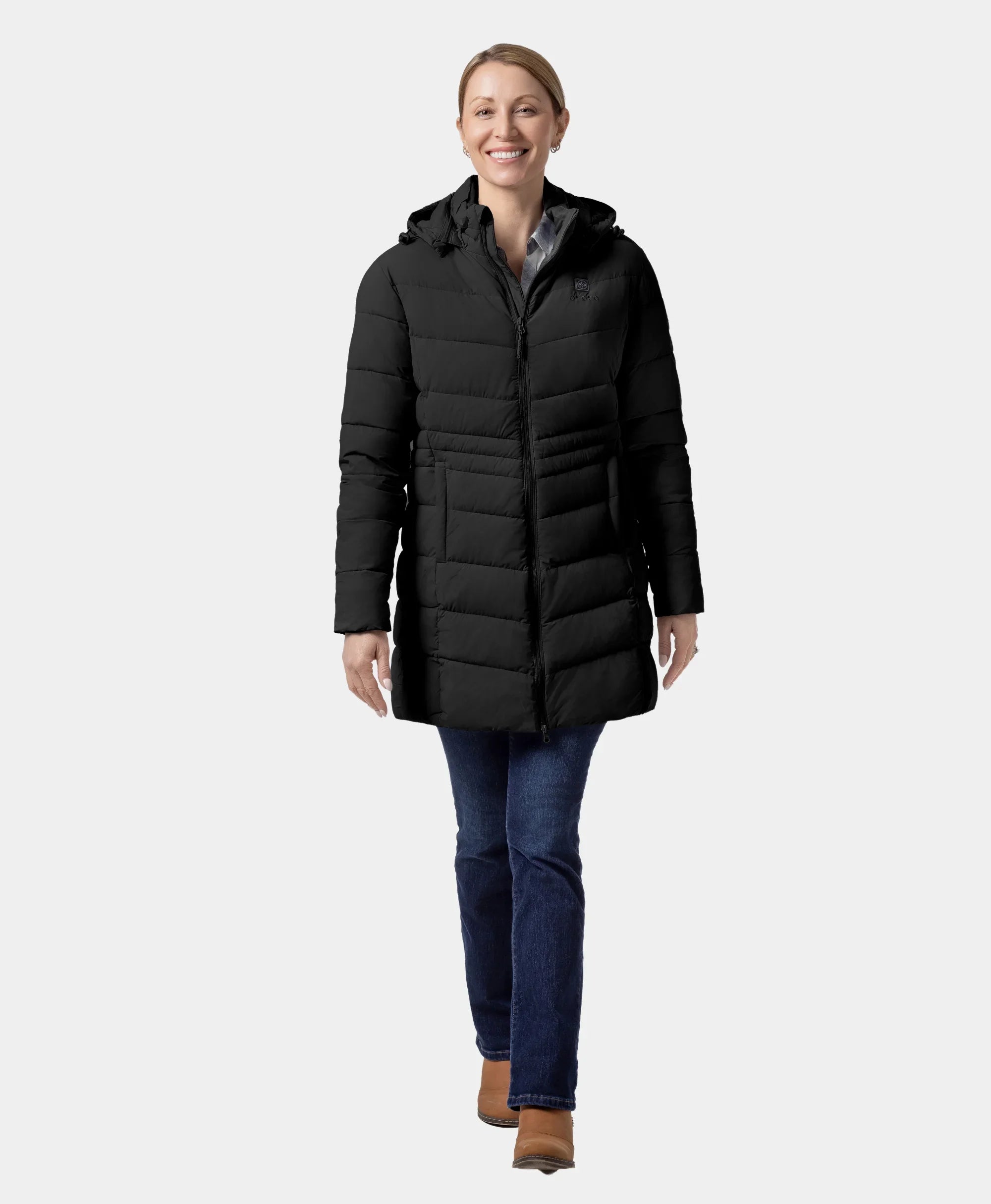 ORORO Heated Parkside Women's 4-Zone Heated Puffer Parka Jacket (Apparel Only) - Image 5