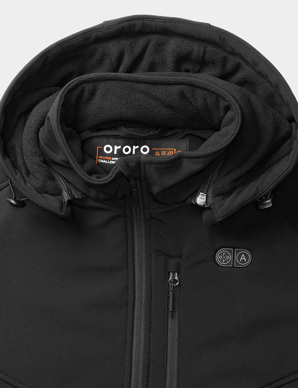 ORORO Heated (Open-box) Men's Heated Dual Control Jacket with 5 Heating Zones (Chest Heating) (Battery Set Not Included) - Image 30