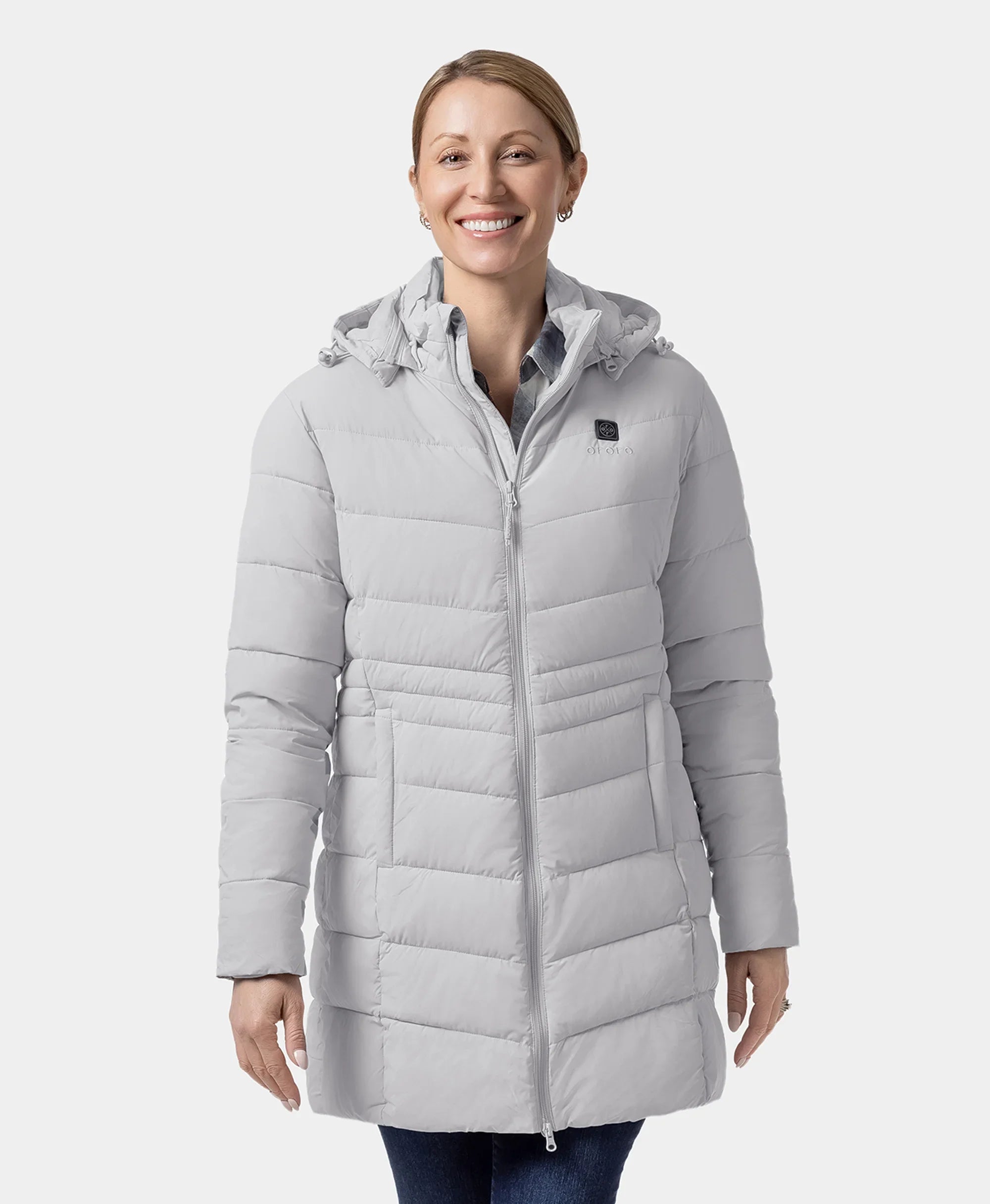 ORORO Heated Women's Heated Puffer Parka Jacket (Apparel Only) - Image 36