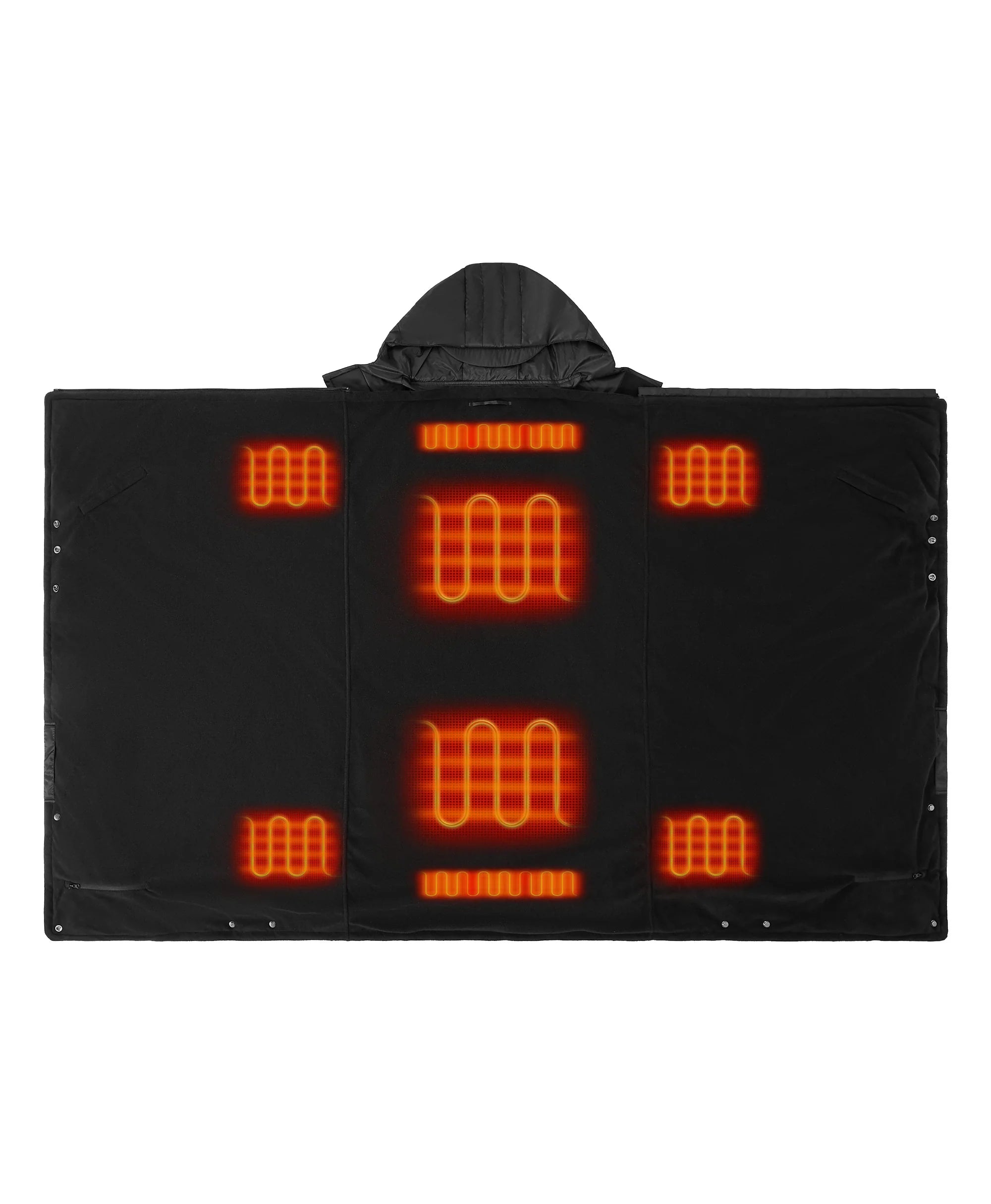 ORORO Heated Heated Dual Control Poncho Blanket - Image 2