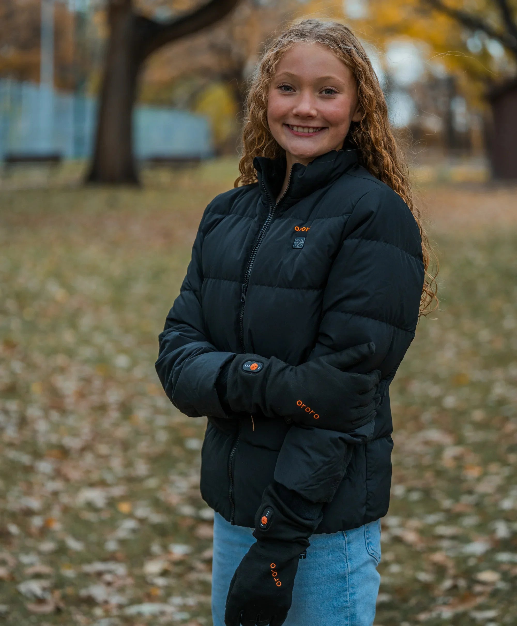 ORORO Heated Kids' 4-Zone Heated Down Jacket - Image 17