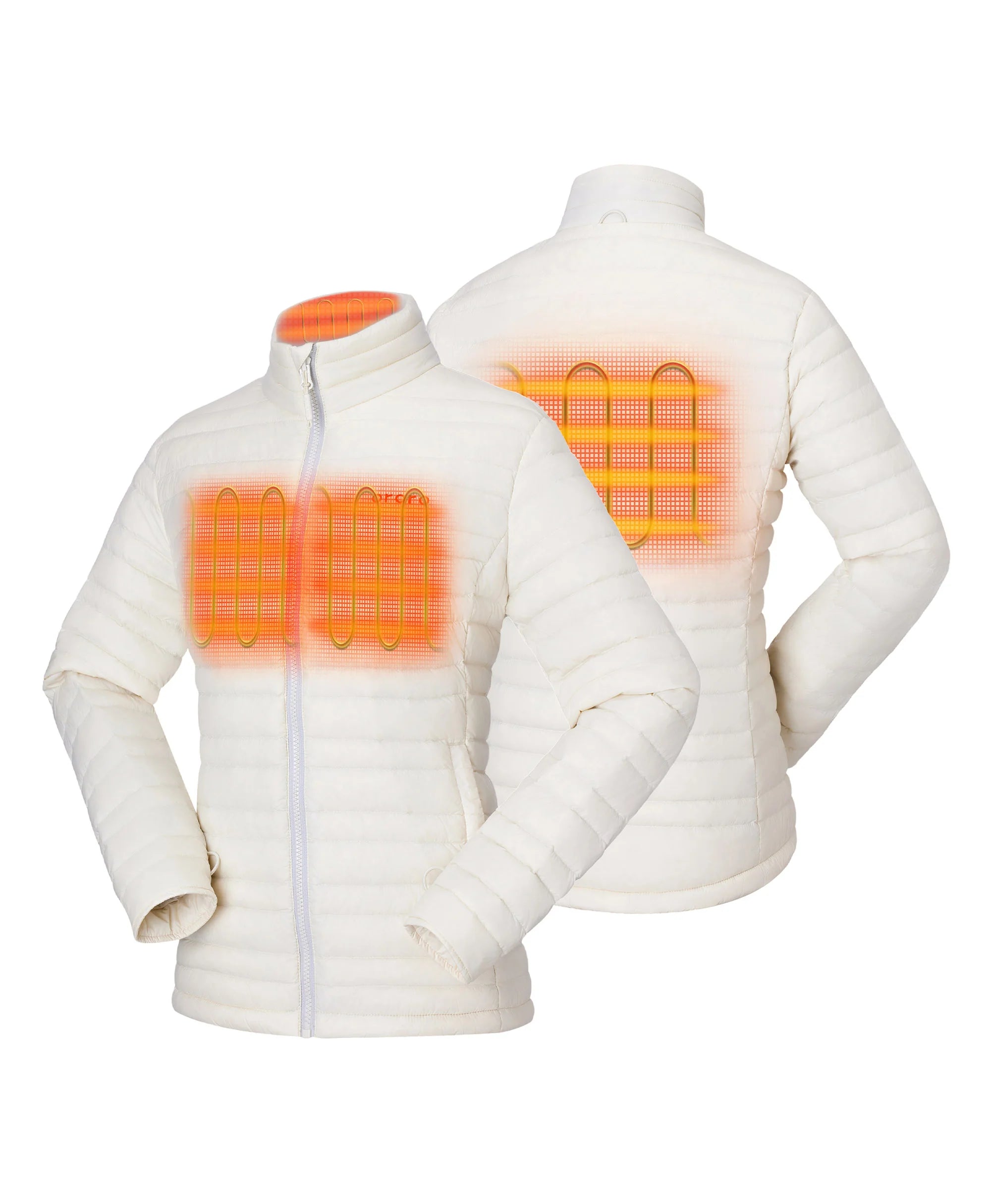 ORORO Heated River Ridge Women's 3-in-1 Heated Jacket with Down Liner - Image 28