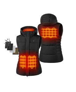 ORORO Heated (Open-box) Women's Heated Down Vest - Slim Fit (Battery Set Not Included)
