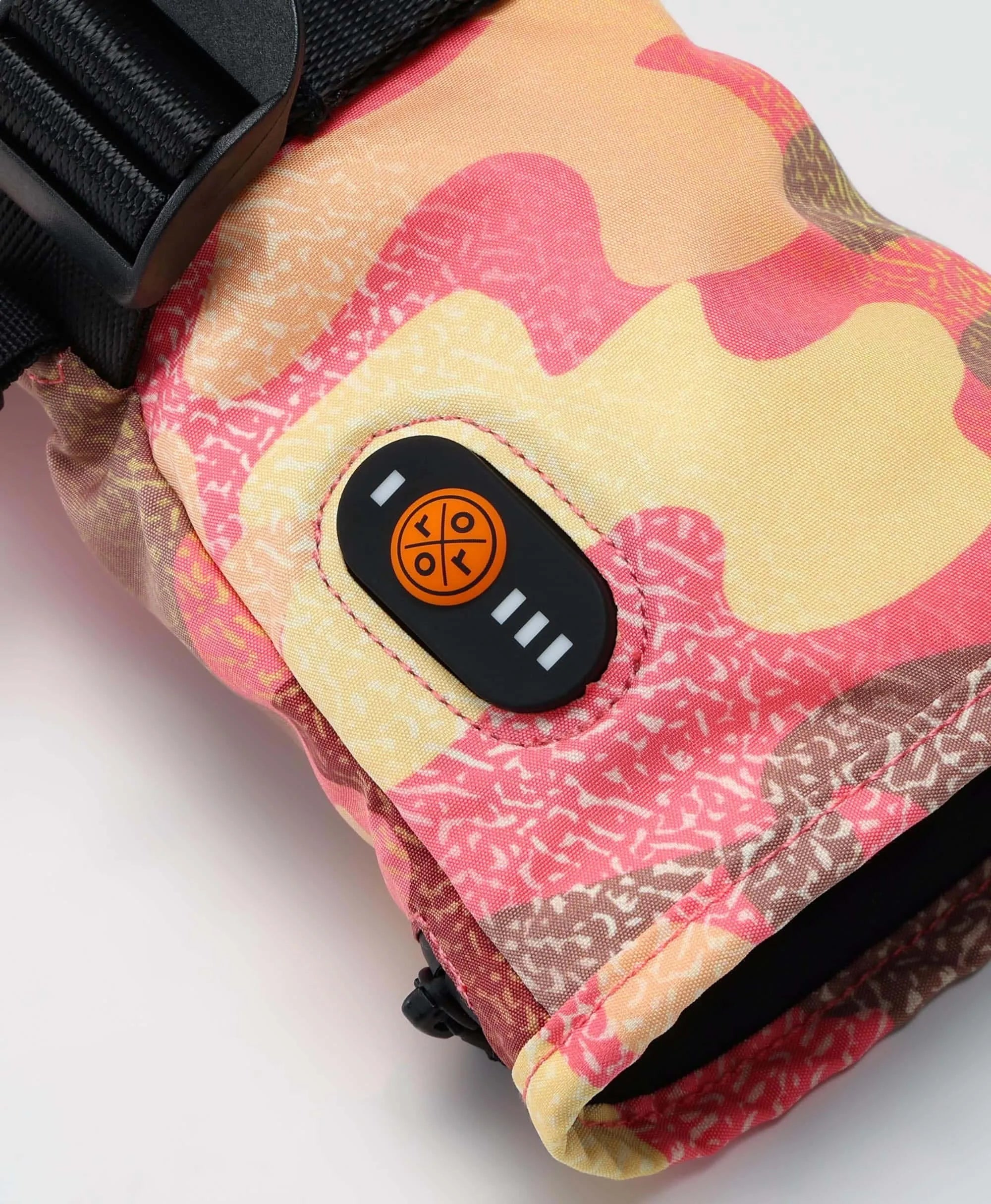 ORORO Heated (Open-box) Kyoto Women's Colorprint Heated Lightweight Gloves - Image 16