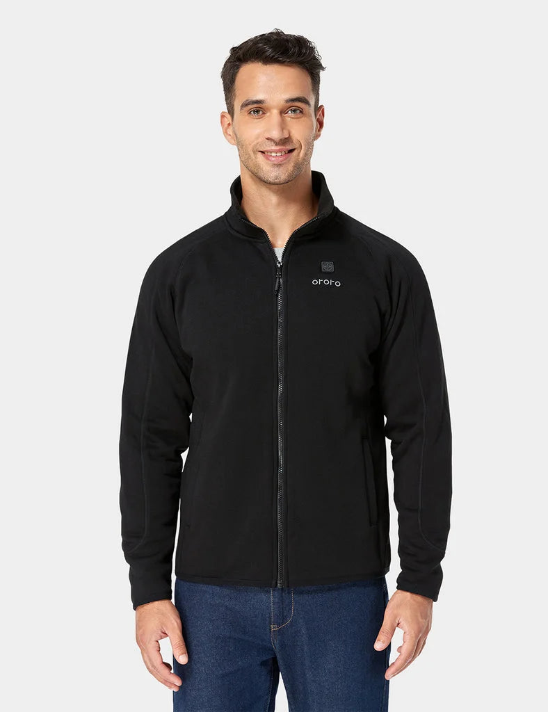 ORORO Heated (Open-box) Men's Heated Fleece Jacket (Battery Set Not Included) - Image 12