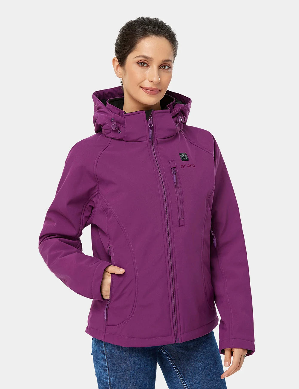 ORORO Heated Women's Classic Heated Jacket (Apparel Only) - Image 32