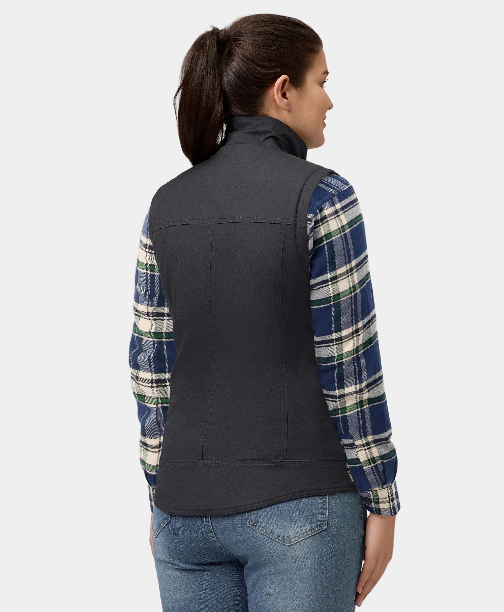 ORORO Heated Cheyenne Women's 5-Zone Dual-Control Heated Canvas Vest (Apparel Only) - Image 7