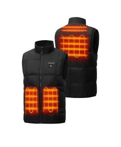 Alternative view of ORORO Heated ORORO Heated x BAUER REDLINE Men's 4-Zone Heated Puffer Vest