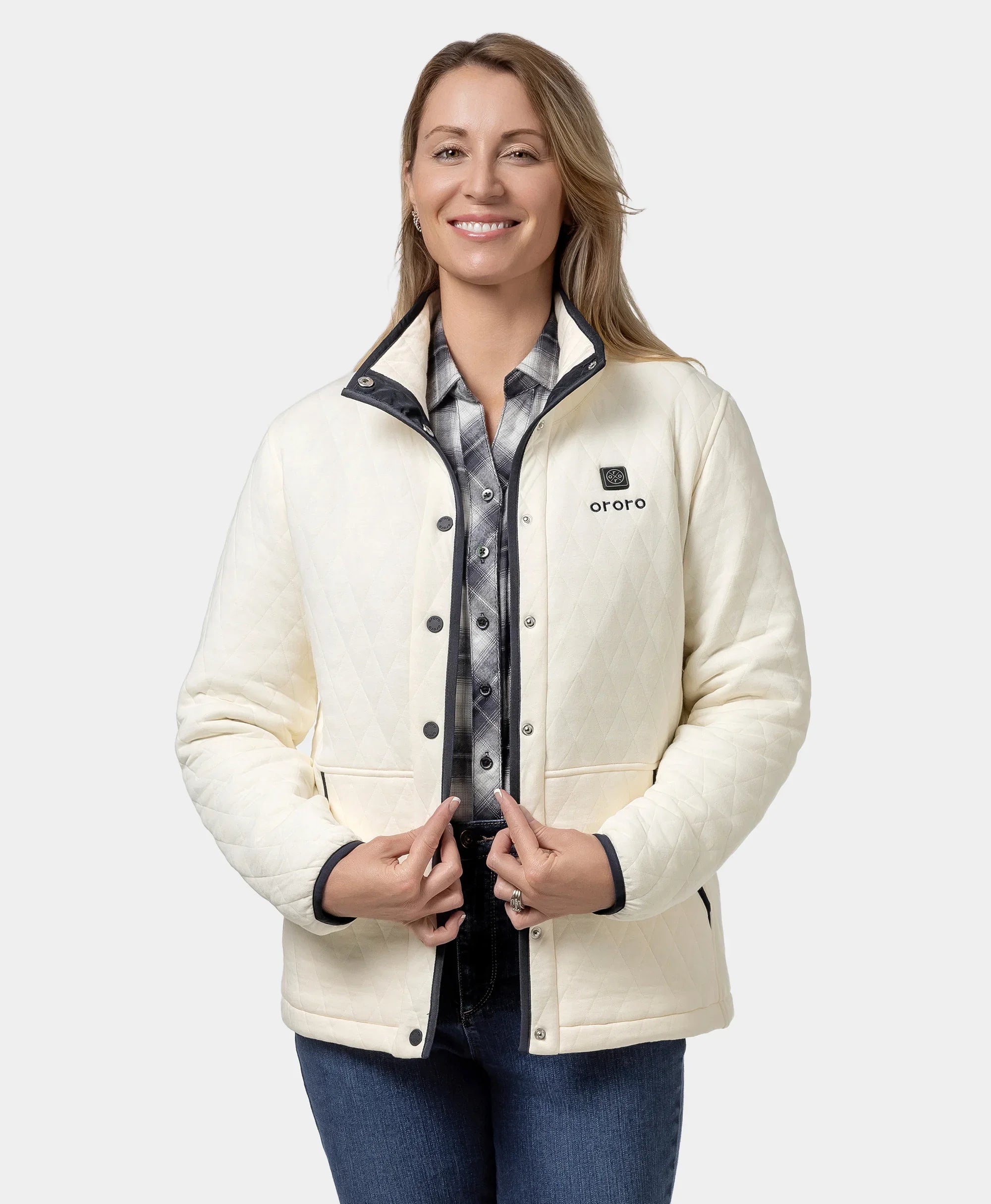 ORORO Heated Chalet Women's Heated Quilted Jacket (ORORO Heated Final Sale) - Image 3