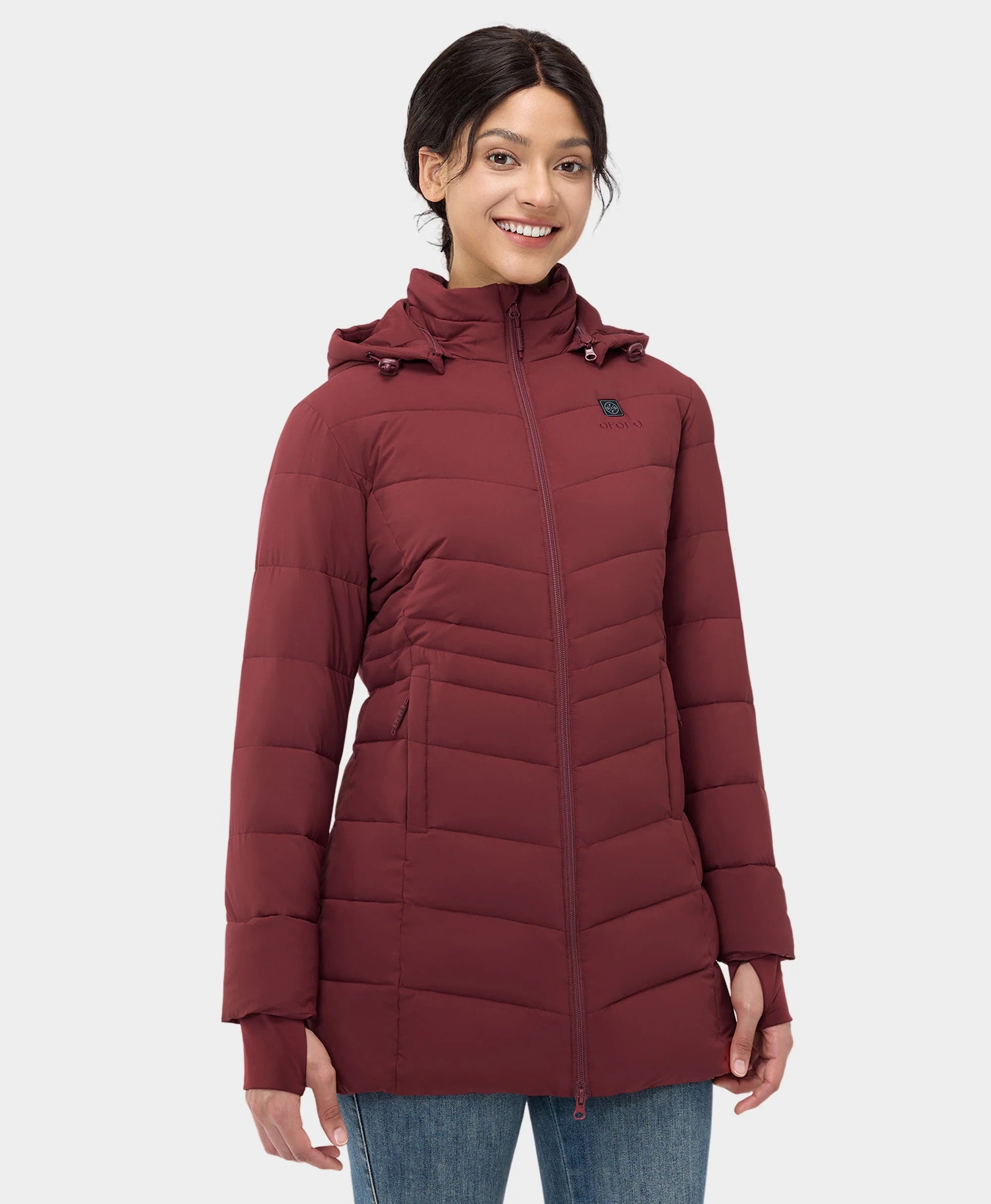 ORORO Heated Women's Heated Puffer Parka Jacket (ORORO Heated Final Sale) - Image 24