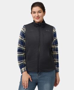 Alternative view of ORORO Heated (Open-box) Cheyenne Women's 5-Zone Dual-Control Heated Canvas Vest (Battery Set Not Included)