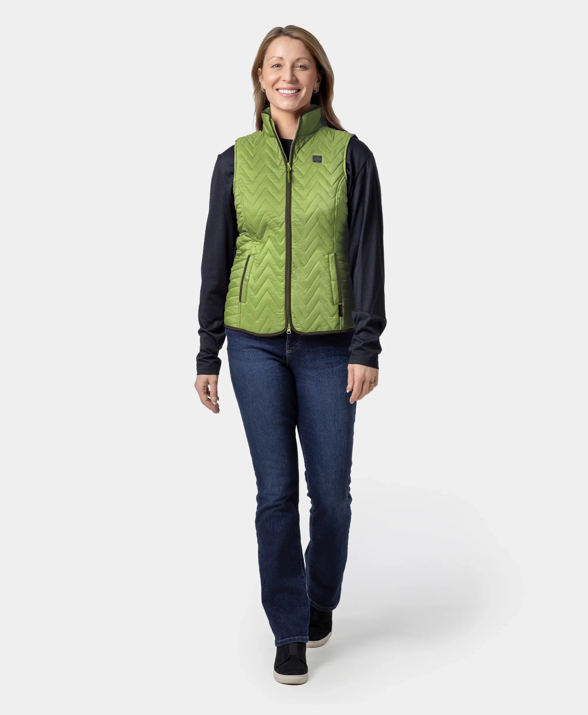 ORORO Heated (Open-box) Women's Heated Chevron Quilted Vest (Battery Set Not Included) - Image 42