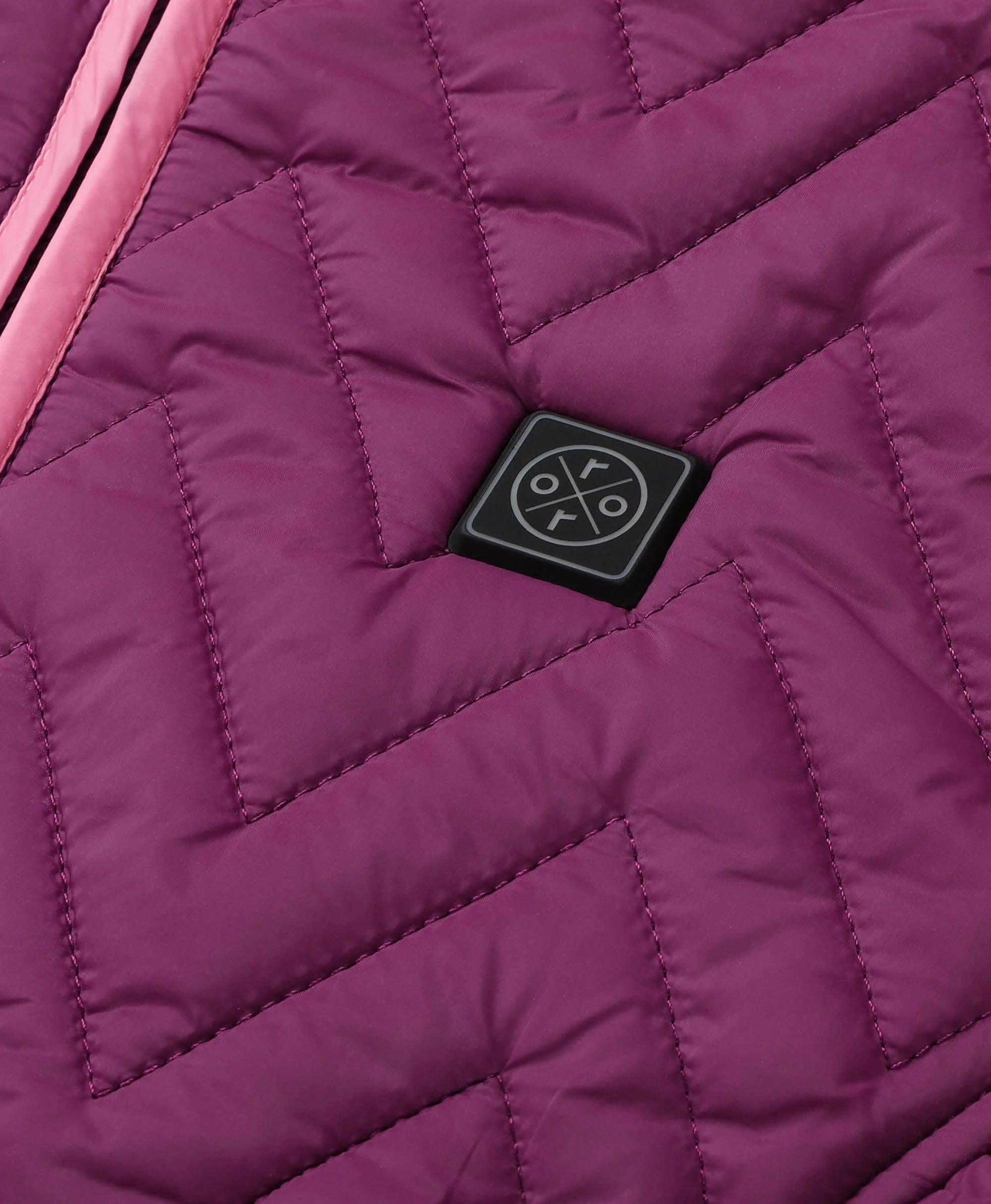 ORORO Heated (Open-box) Women's Heated Chevron Quilted Vest (Battery Set Not Included) - Image 9