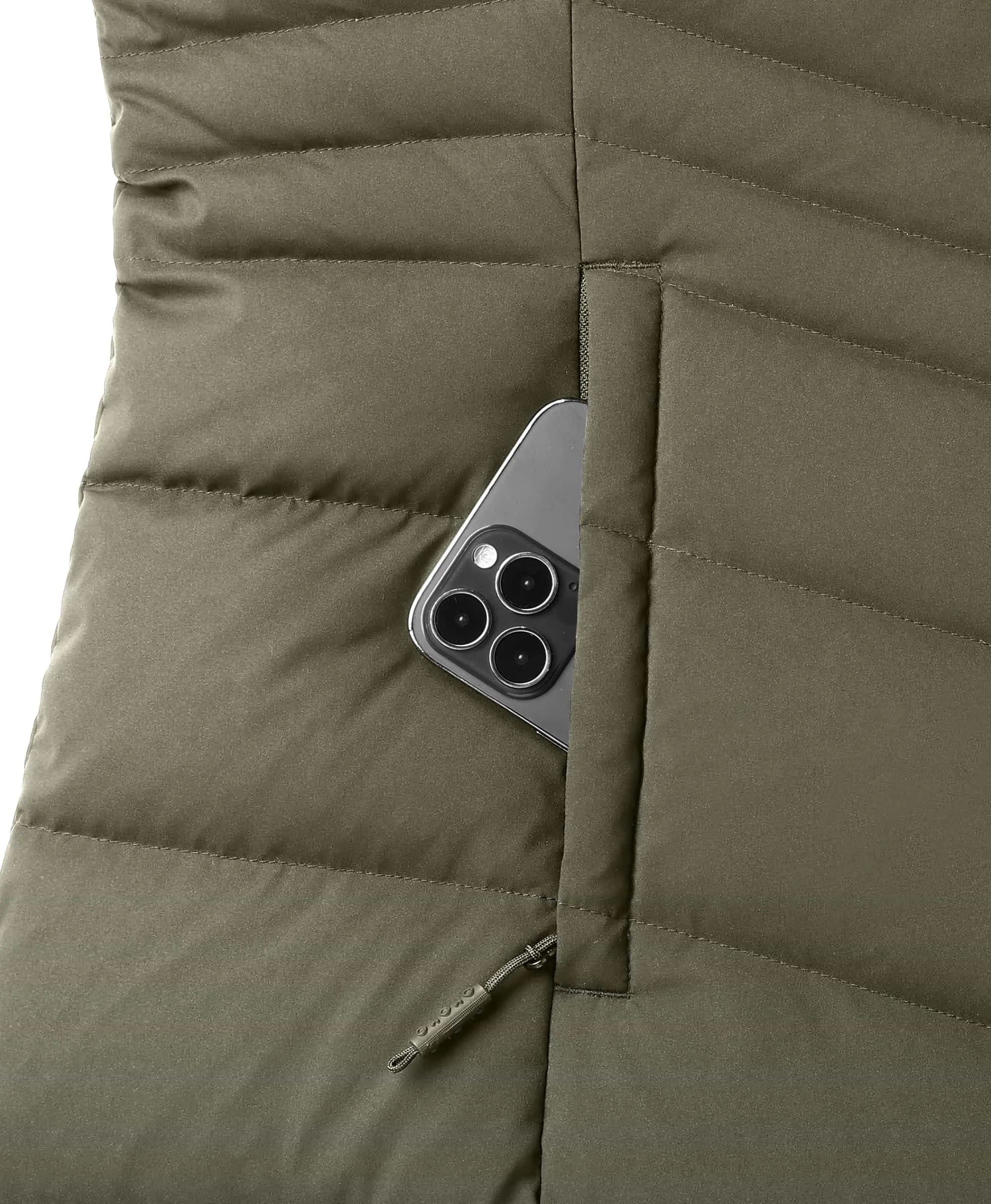 ORORO Heated (Open-box) SOHO Women's Heated Down Parka Jacket (Battery Set Not Included) - Image 6