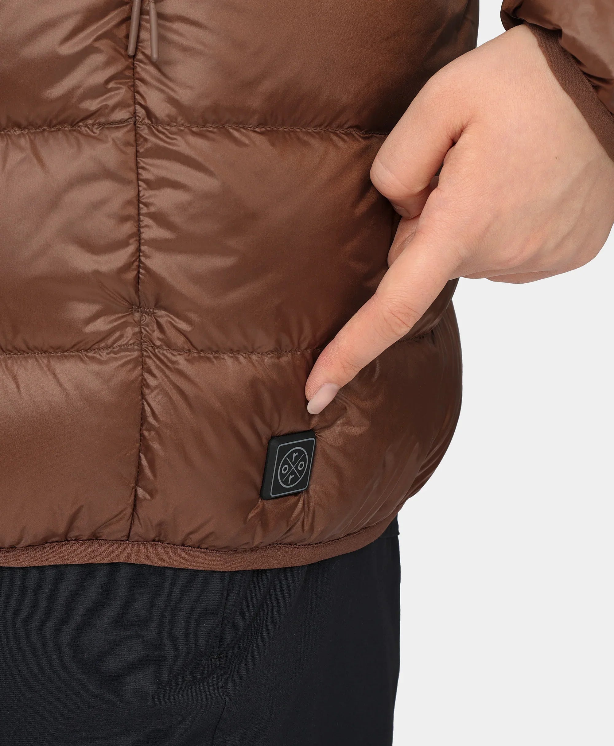 ORORO Heated (Open-box) Aero Women's 4-Zone Packable Heated Down Jacket (Battery Set Not Included) - Image 8