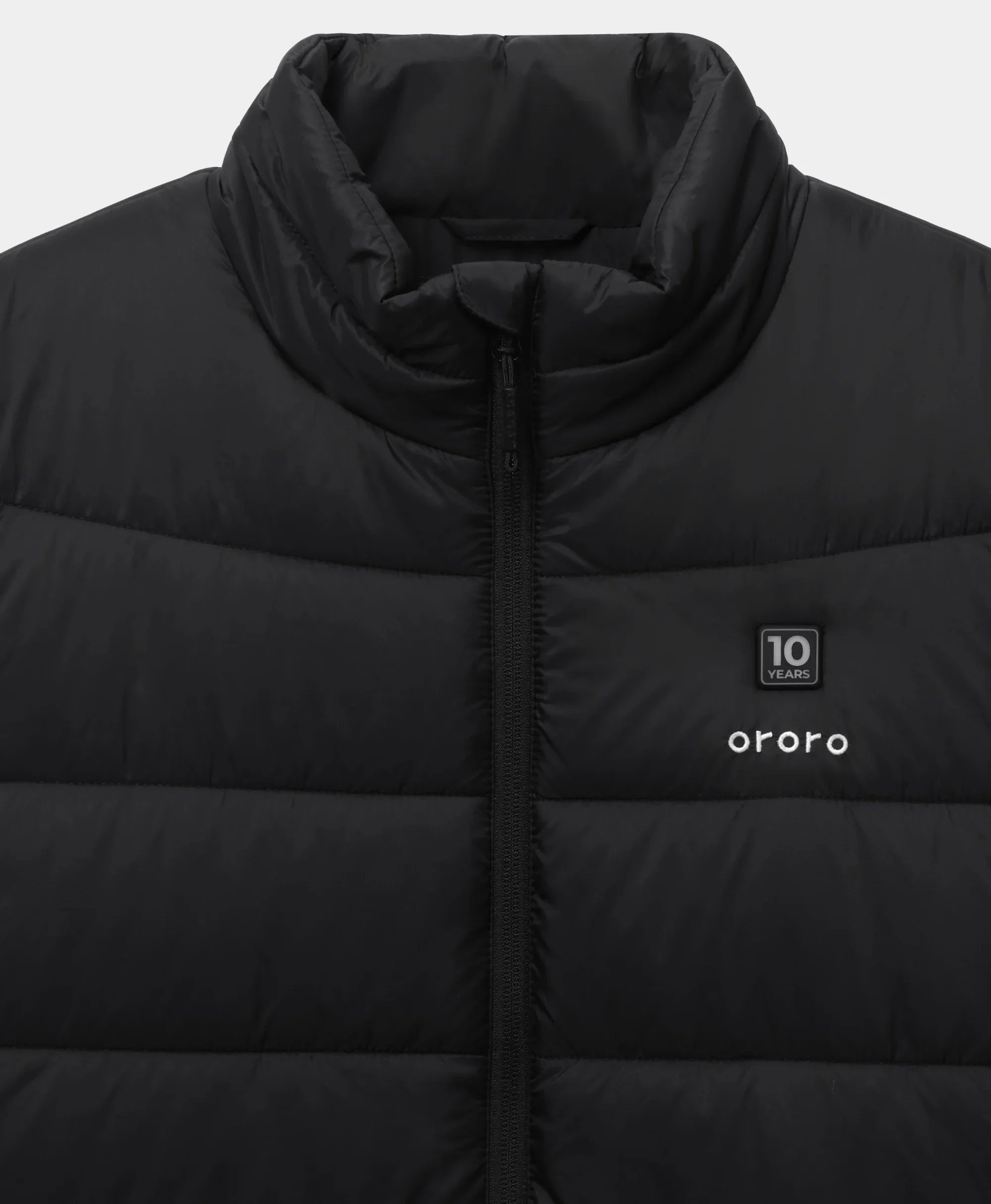 ORORO Heated Men's 4-Zone Classic Heated Vest (10-Year Anniversary Limited Edition) - Black - Image 4