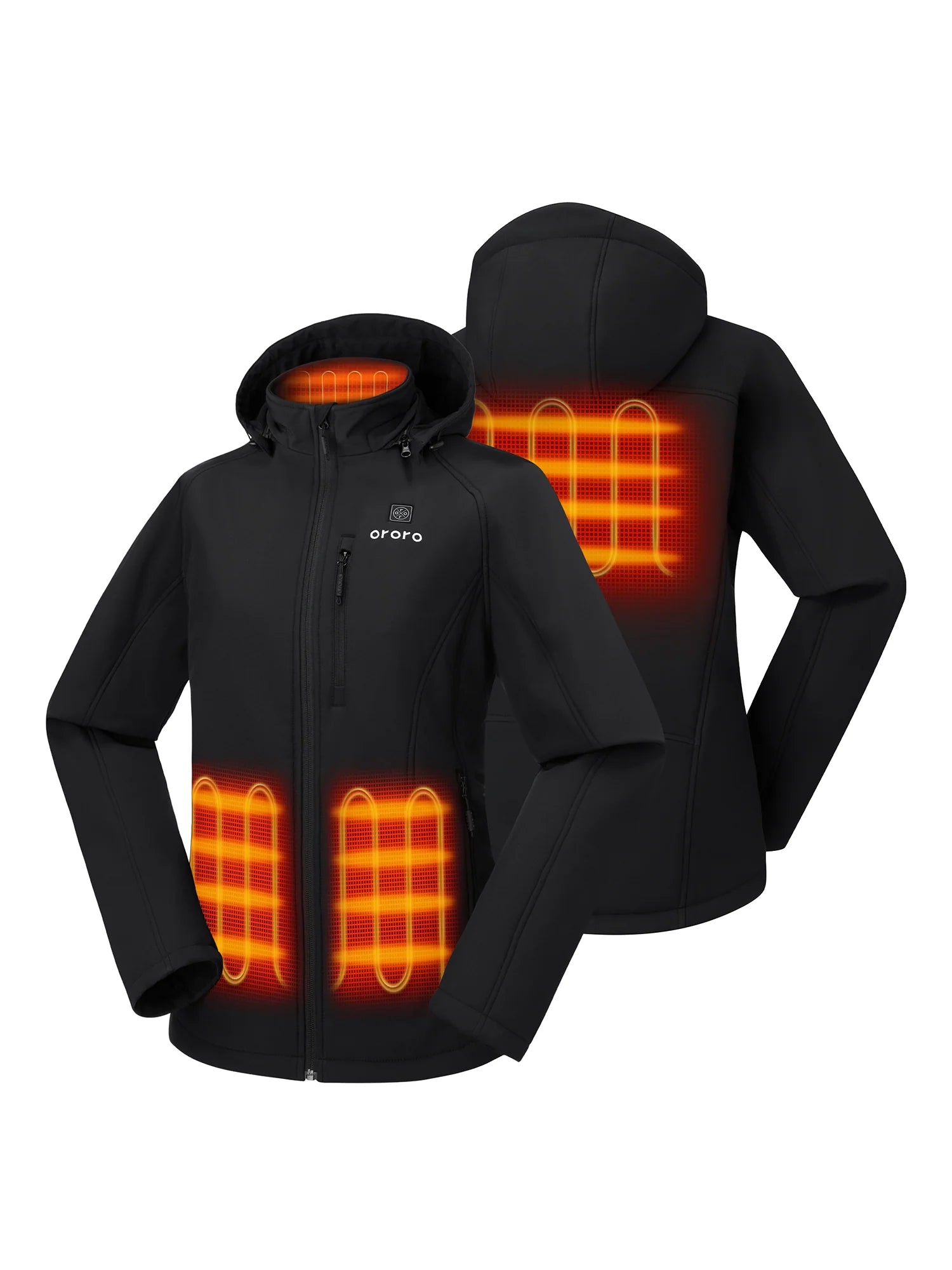 ORORO Heated Paragon Women's Heated Jacket - Black - Image 2