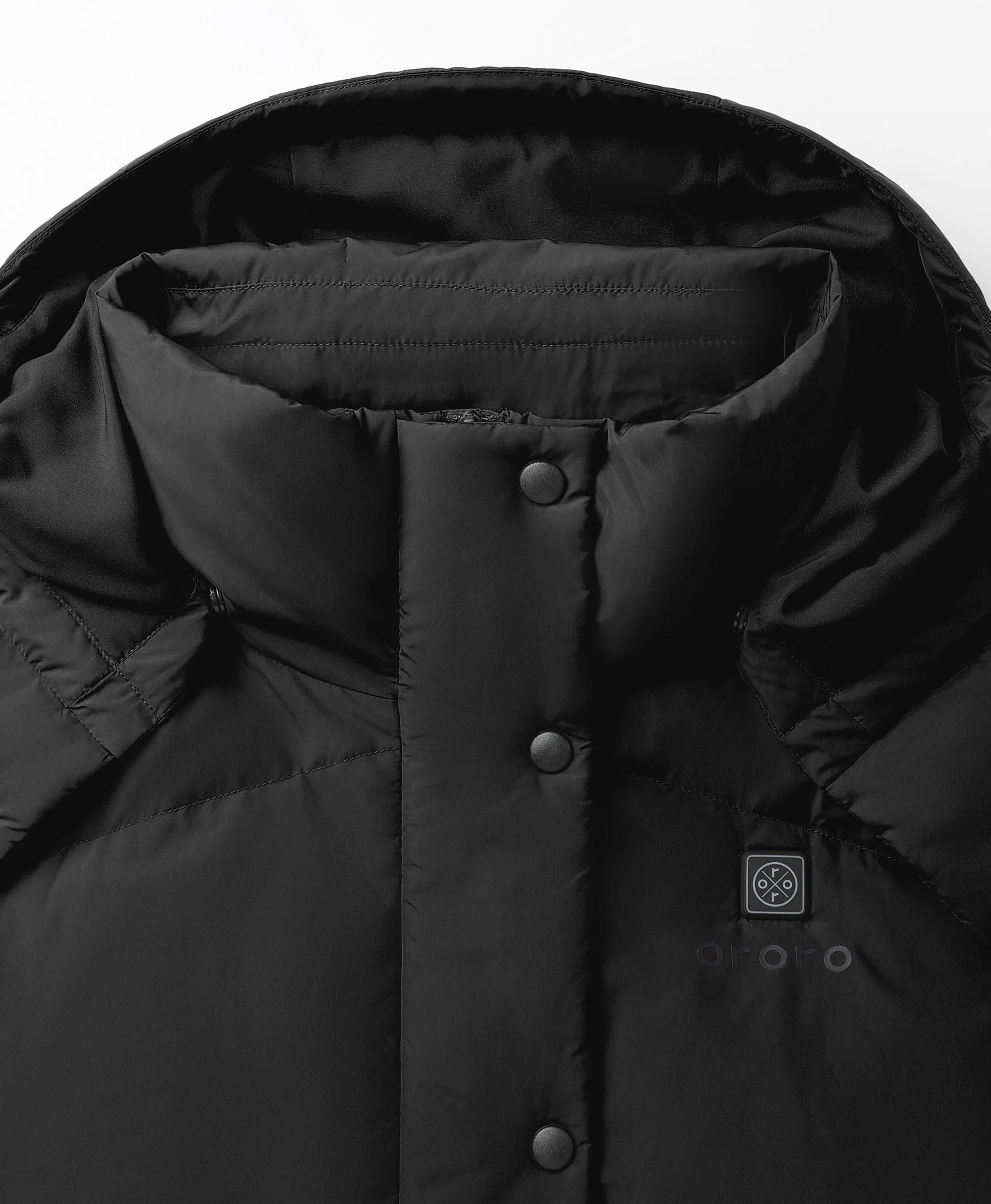 ORORO Heated Women's Heated Cropped Puffer Down Vest - Image 13