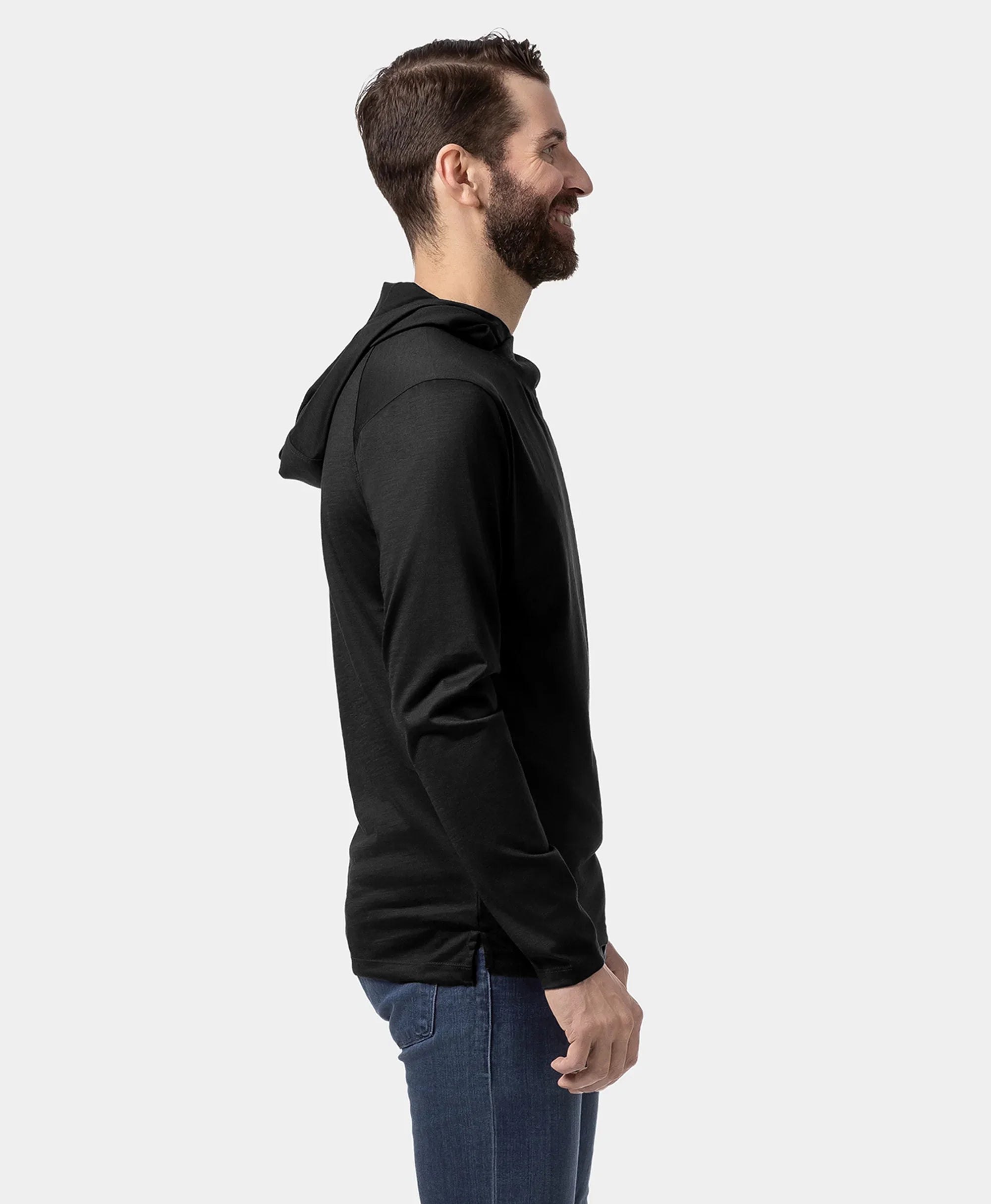 ORORO Heated Aoraki Unisex Merino Wool Blend Baselayer - Black - Image 6