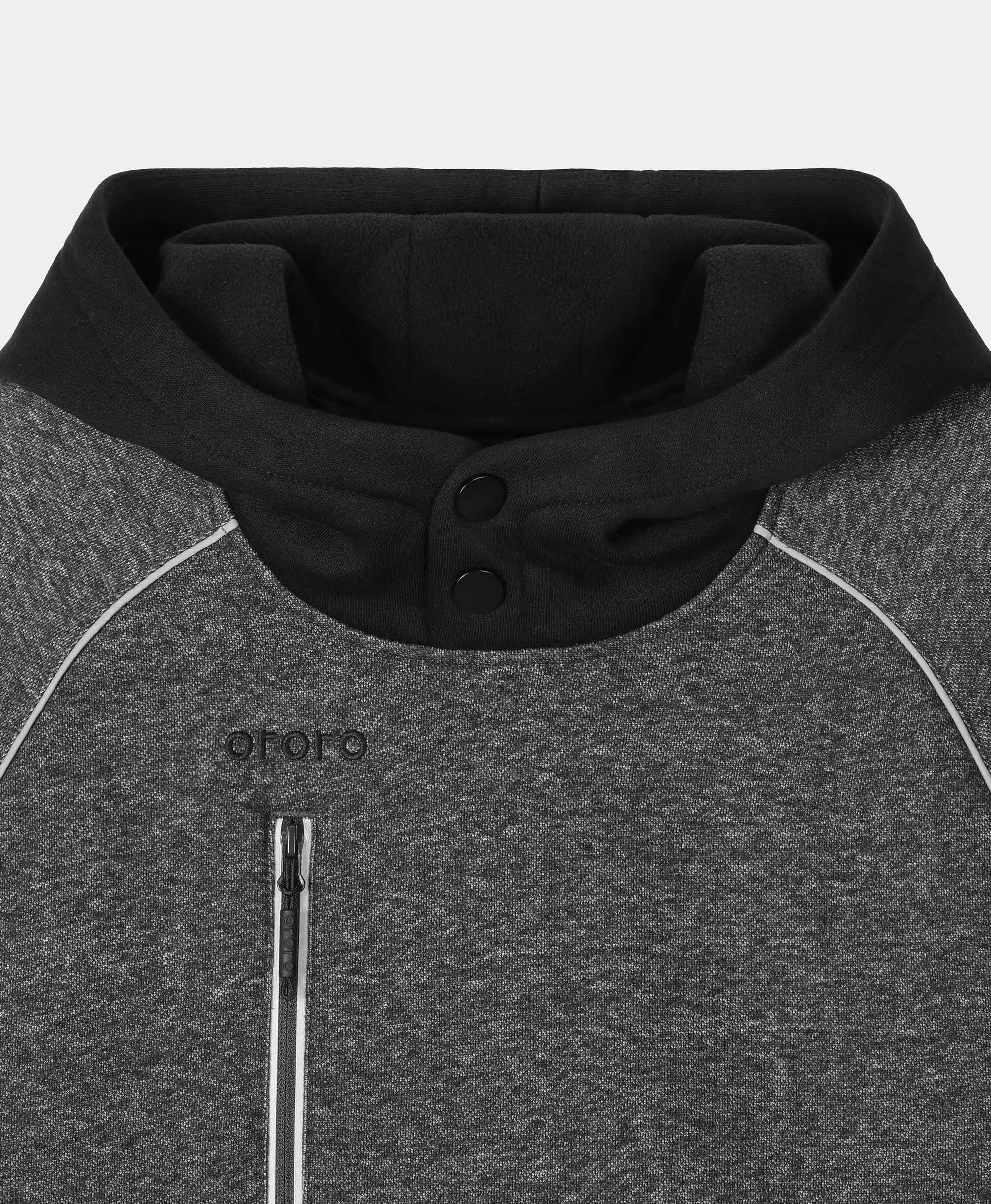 ORORO Heated Indy Unisex 6-Zone Dual-Control Heated Hoodie Pullover (Apparel Only) - Image 7