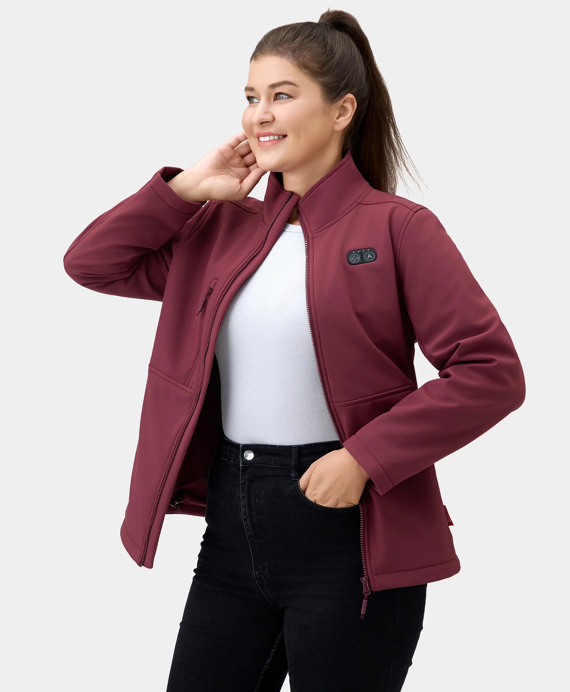 ORORO Heated Maverick ORORO Heated SureWarm® Women's 6-Zone Dual-Control Heated Softshell Jacket - Image 32