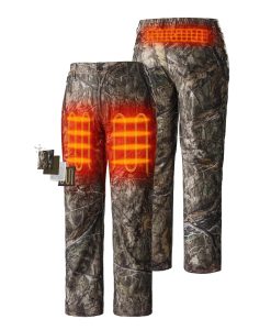 Alternative view of ORORO Heated Men's Heated Hunting Pants, Mossy Oak® Country DNA Pattern