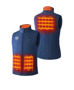 Alternative view of ORORO Heated Men’s 4-Zone Heated Quilted Vest – American Kennel Club® Edition