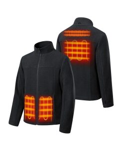 Alternative view of ORORO Heated River Ridge Men's Heated Fleece Liner Jacket