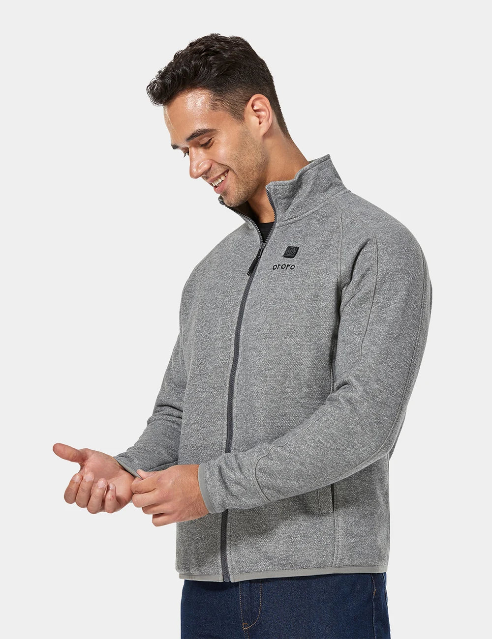 ORORO Heated (Open-box) Men's Heated Fleece Jacket (Battery Set Not Included) - Image 3