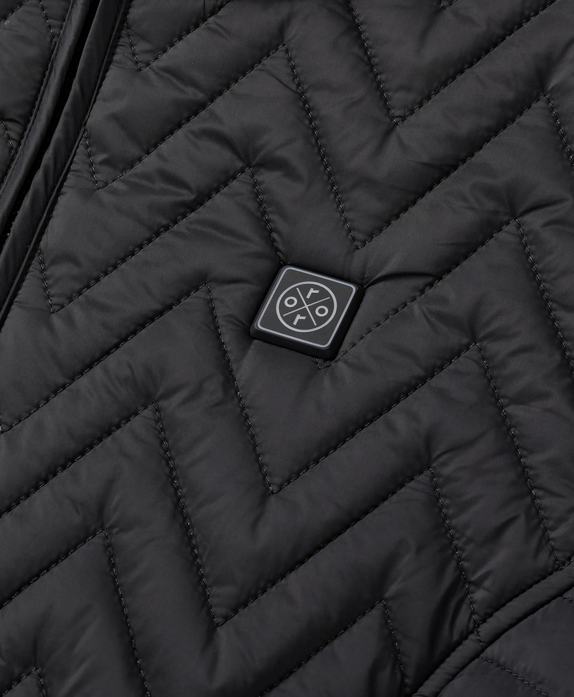 ORORO Heated Women's Heated Chevron Quilted Vest - Image 17