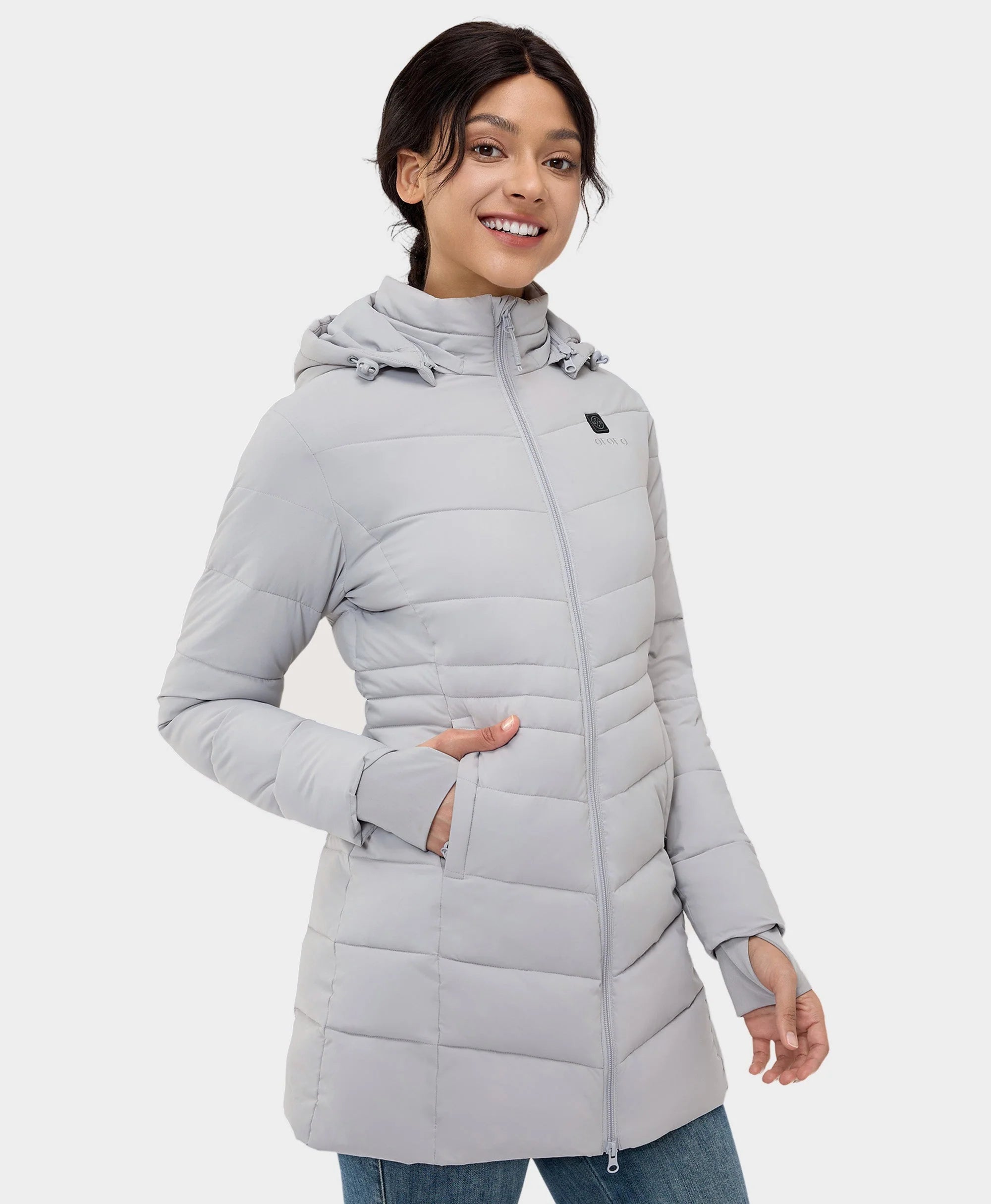 ORORO Heated Women's Heated Puffer Parka Jacket (Apparel Only) - Image 34