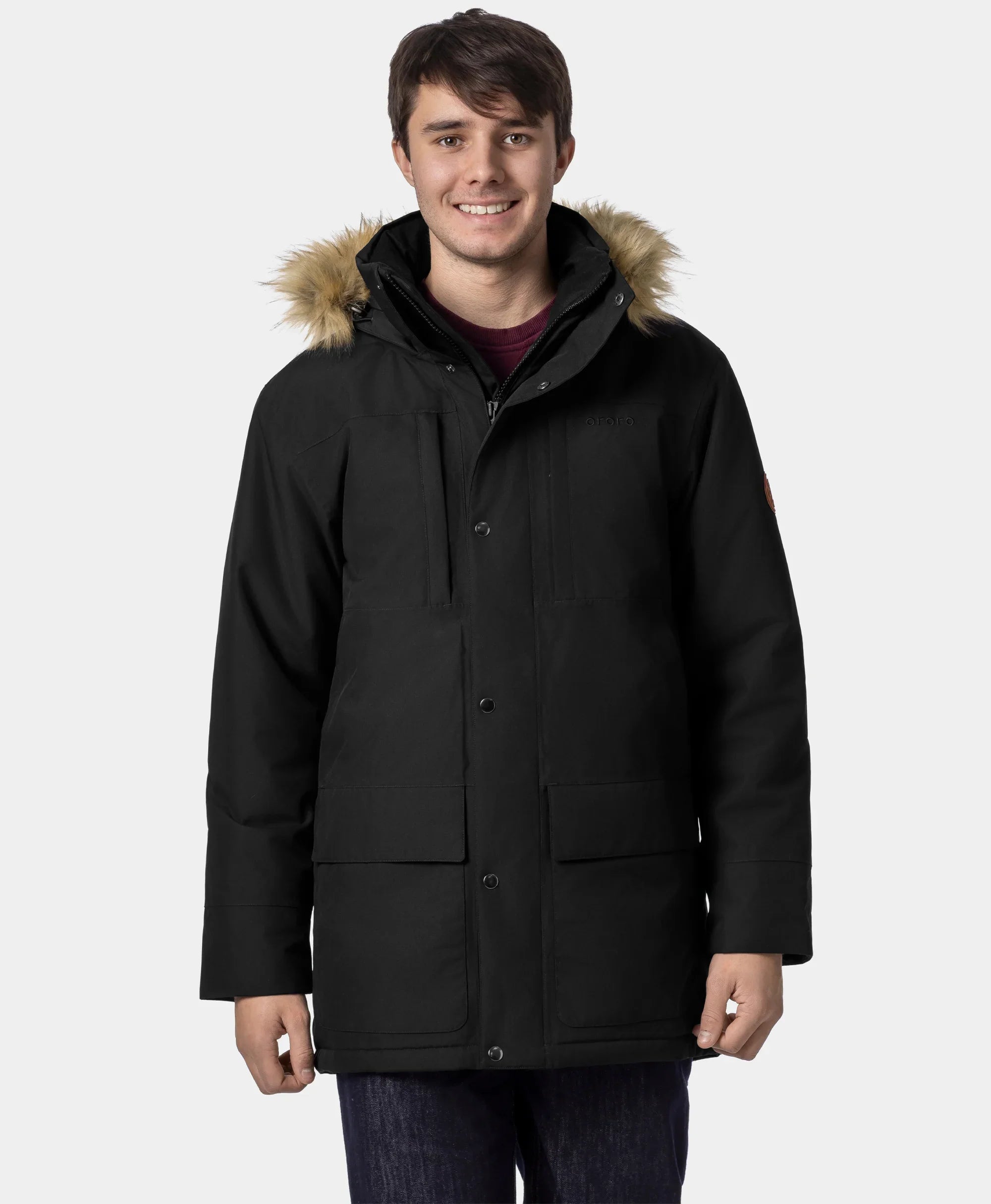 ORORO Heated (Open-box) Gstaad Men's Waterproof Heated Parka (Battery Set Not Included) - Image 9