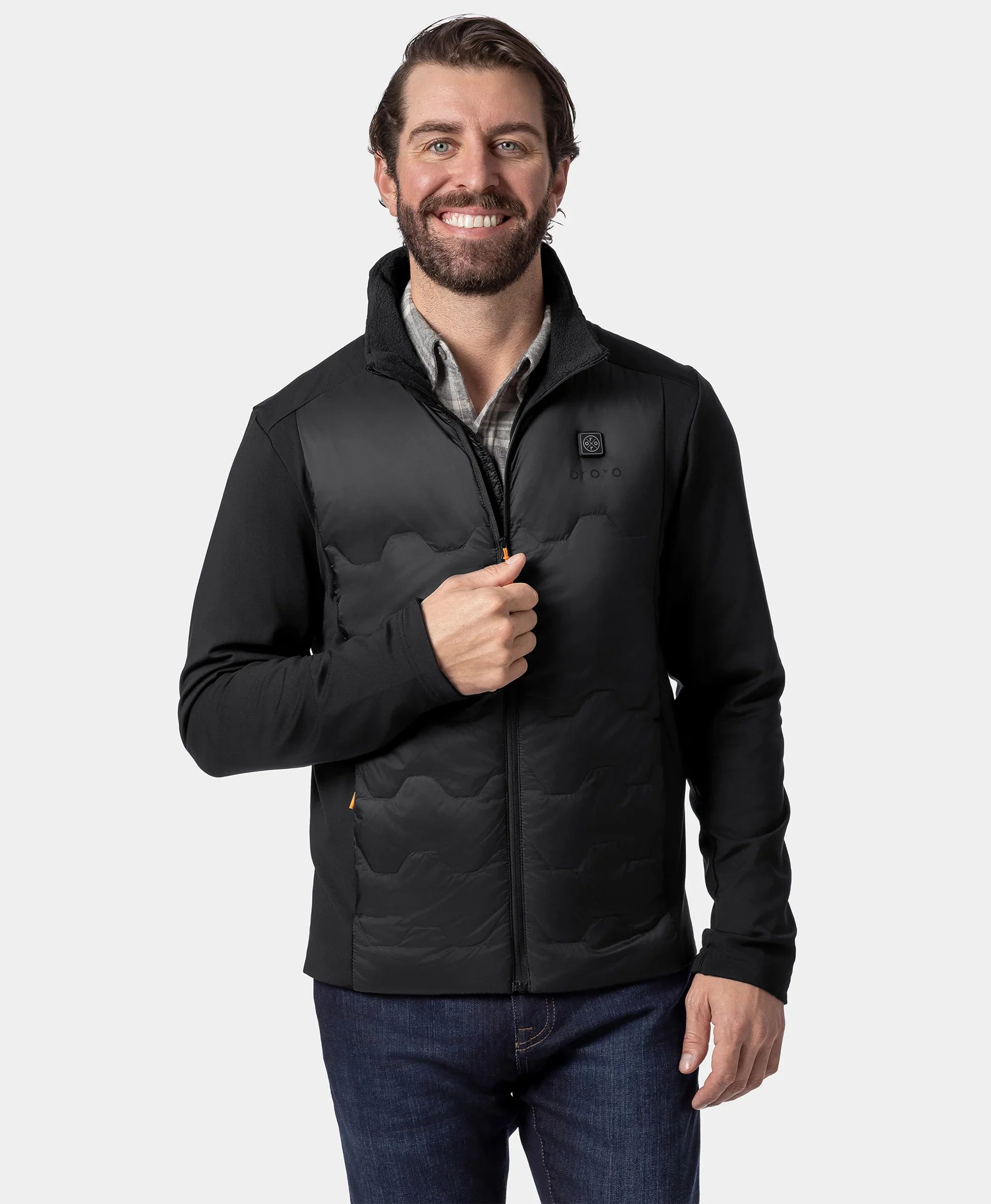 ORORO Heated Verbier Men's 4-Zone Heated Down Jacket (Apparel Only) - Image 16