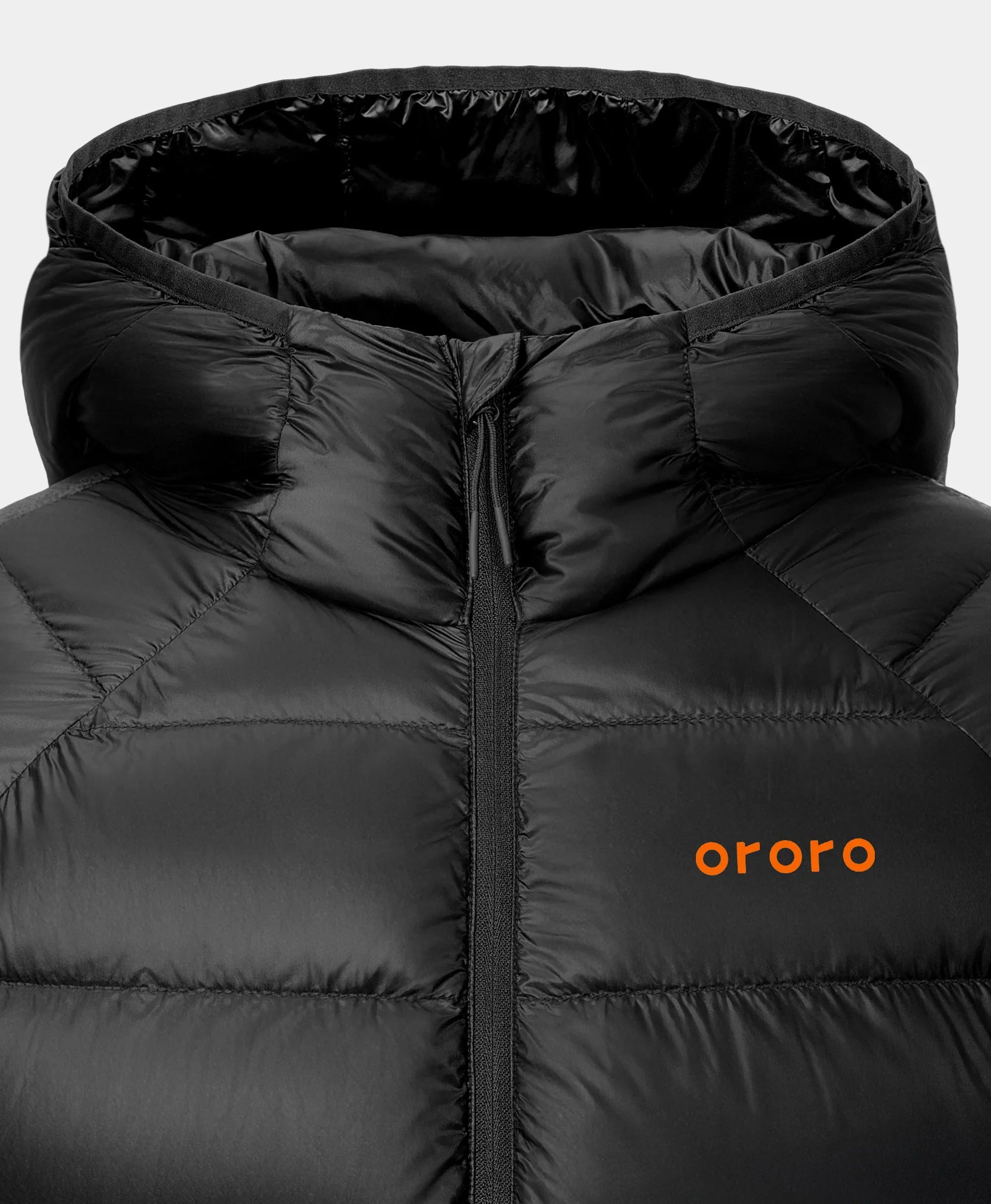 ORORO Heated (Open-box) Aero Women's 4-Zone Packable Heated Down Jacket (Battery Set Not Included) - Image 15