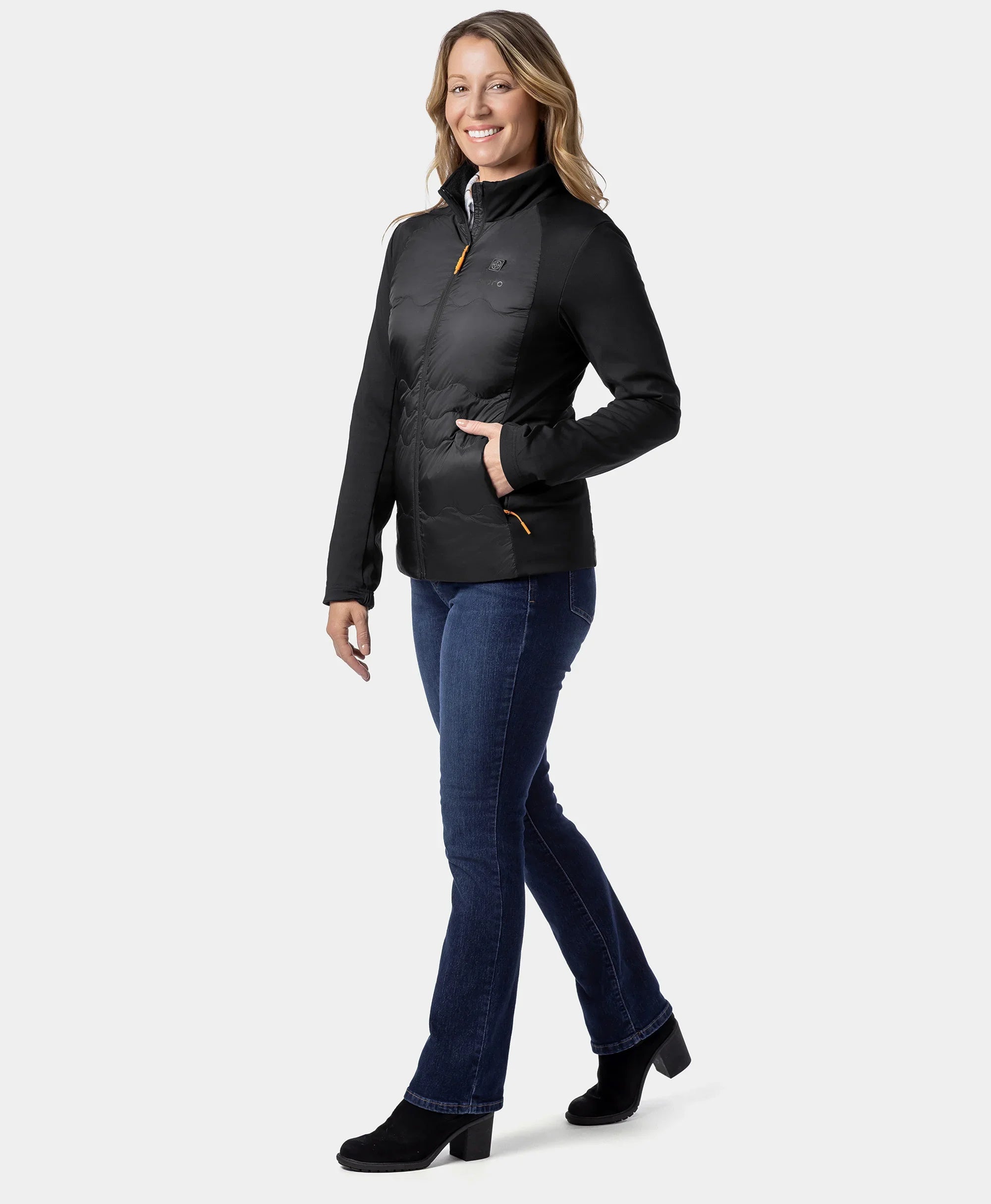 ORORO Heated Verbier Women's 4-Zone Heated Down Jacket (Apparel Only) - Image 4