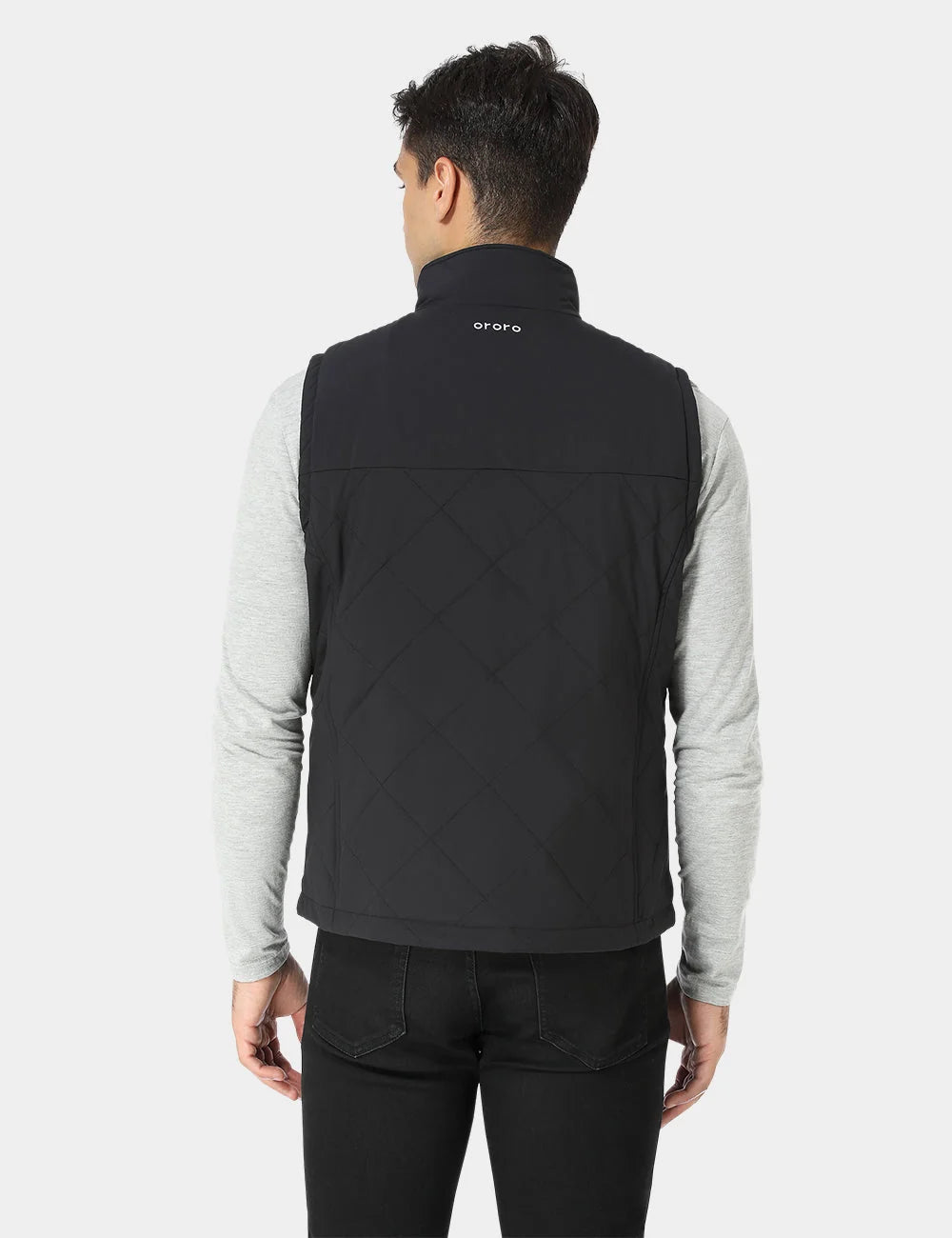 ORORO Heated Men's Heated Quilted Vest (Apparel Only) - Image 37