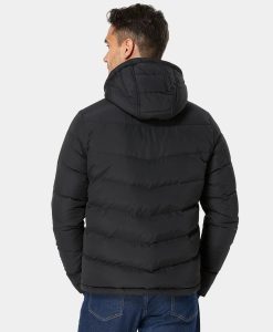 Alternative view of ORORO Heated Men's Heated Down Jacket - Black (Apparel Only)