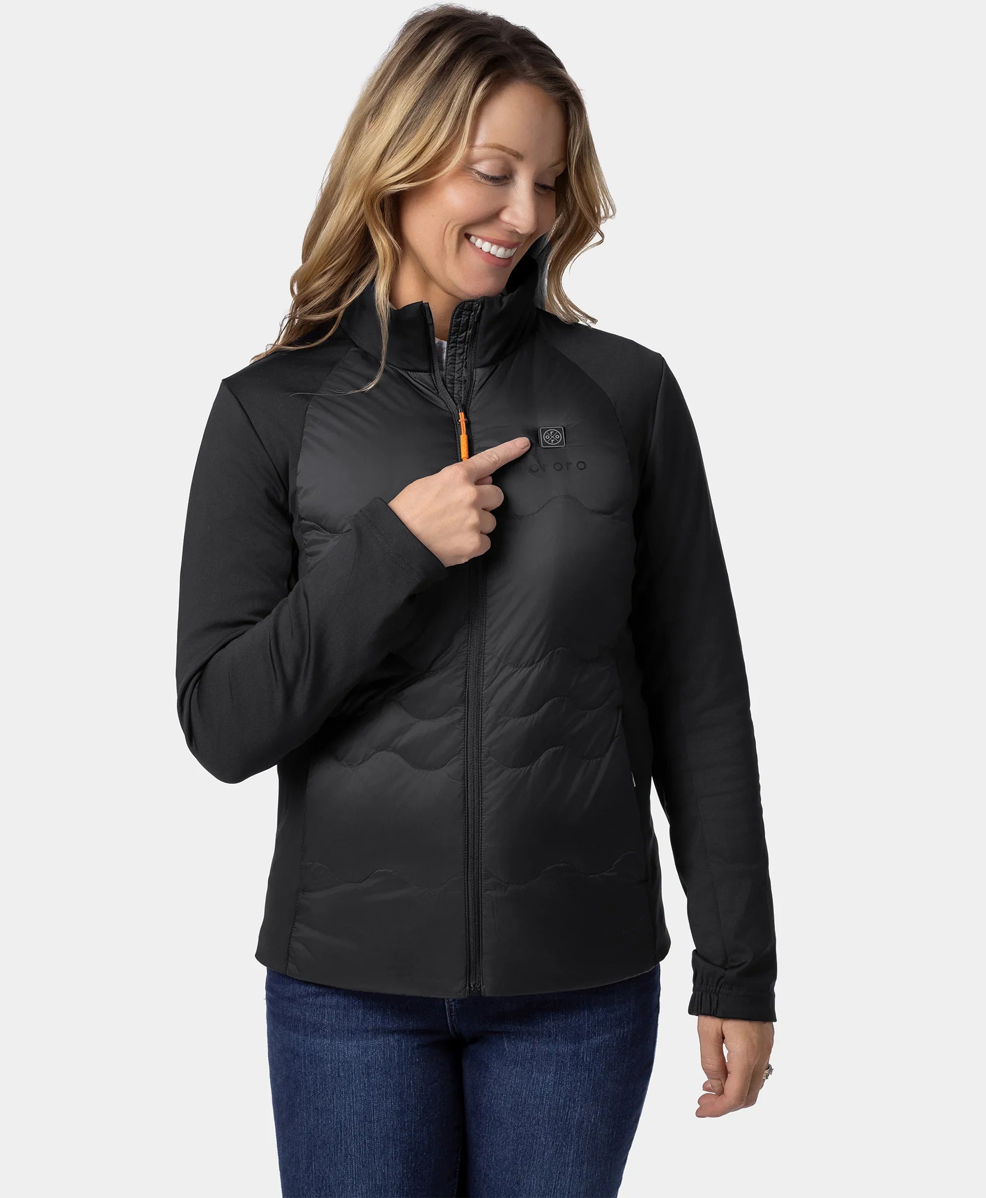 ORORO Heated Verbier Women's 4-Zone Heated Down Jacket (Apparel Only) - Image 3