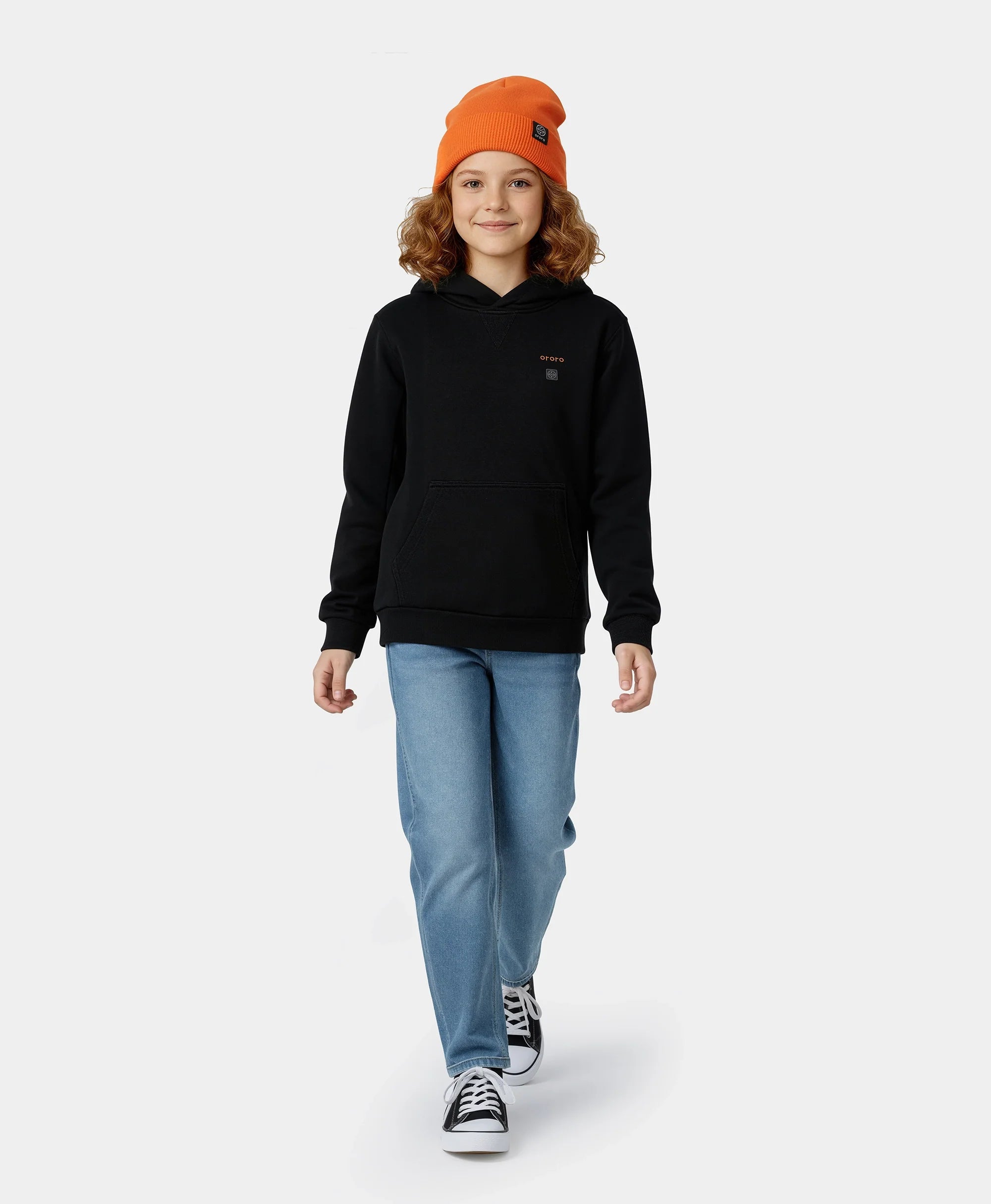 ORORO Heated (Open-box) Kids' 4-Zone Heated Pullover Hoodie (Battery Set Not Included) - Image 6