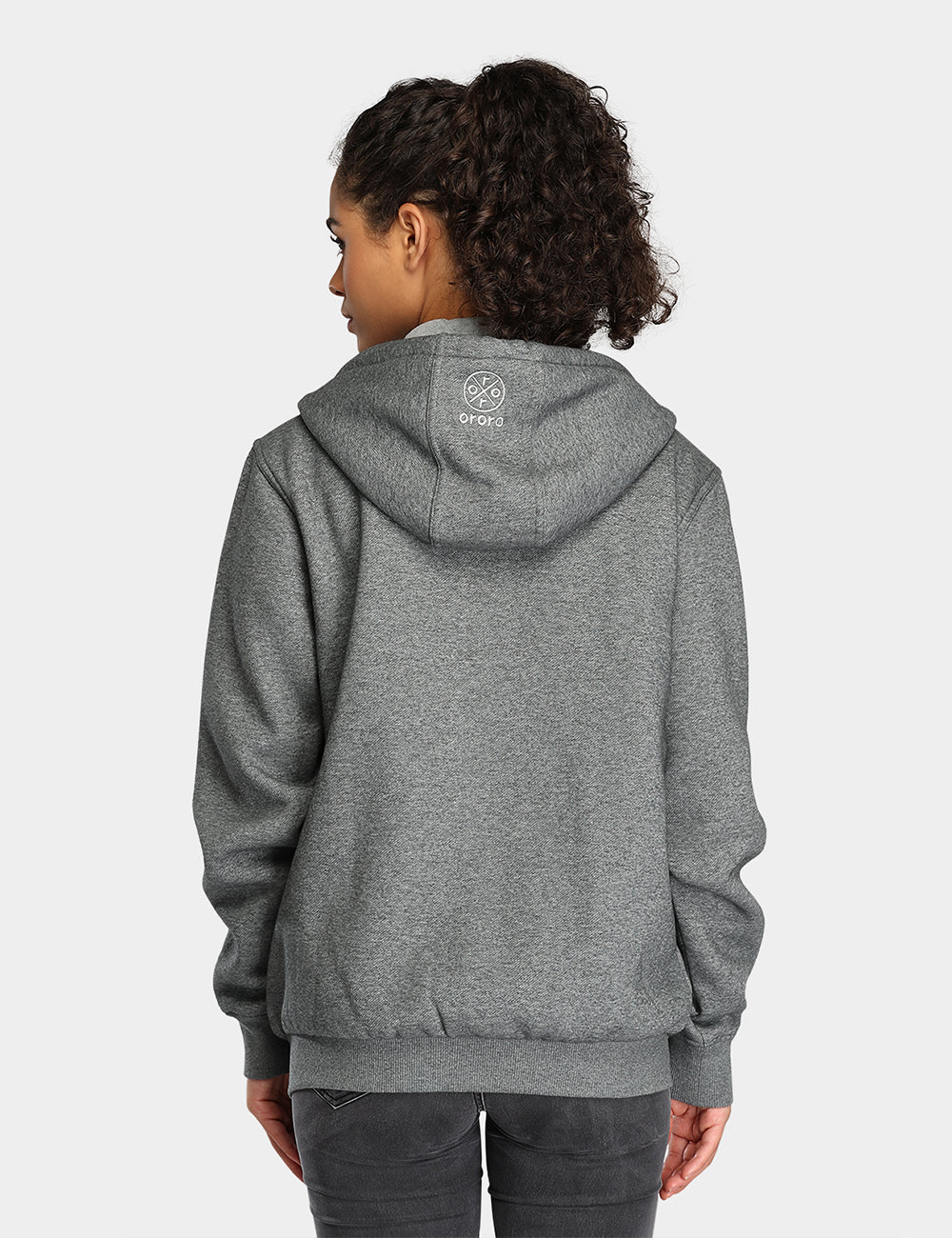 ORORO Heated Unisex Heated Fleece Hoodie (ORORO Heated Final Sale) - Image 4